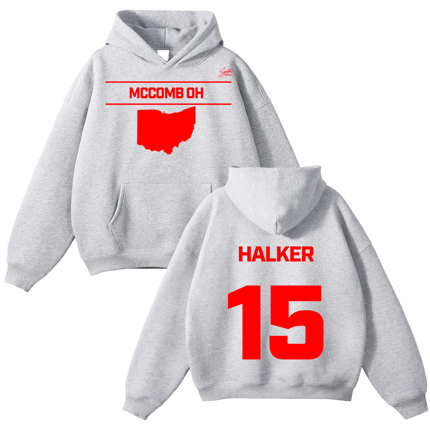 Madden Halker Oversize Fleeced Hoodie