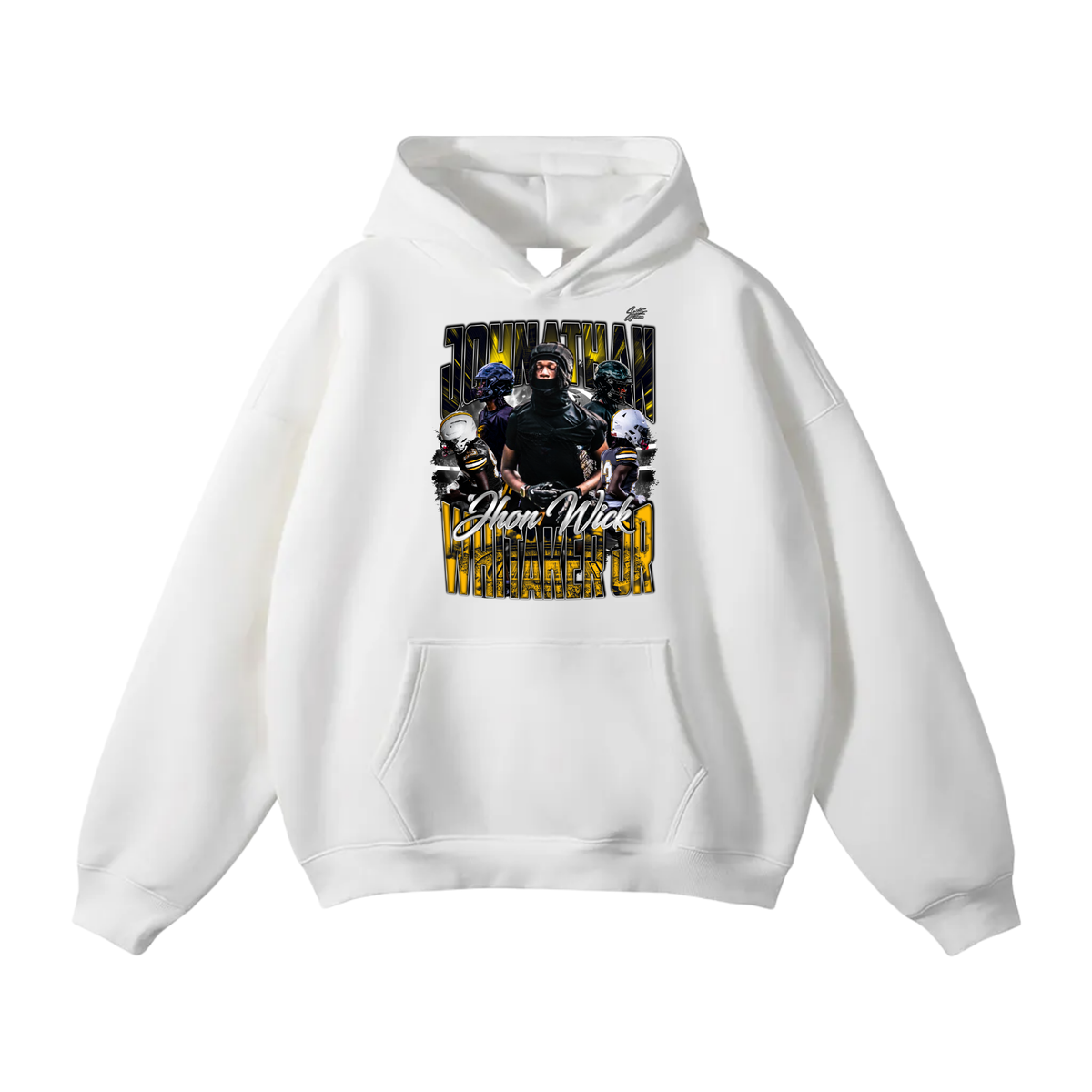 Johnathan Whitaker jr Oversize Fleeced Hoodie