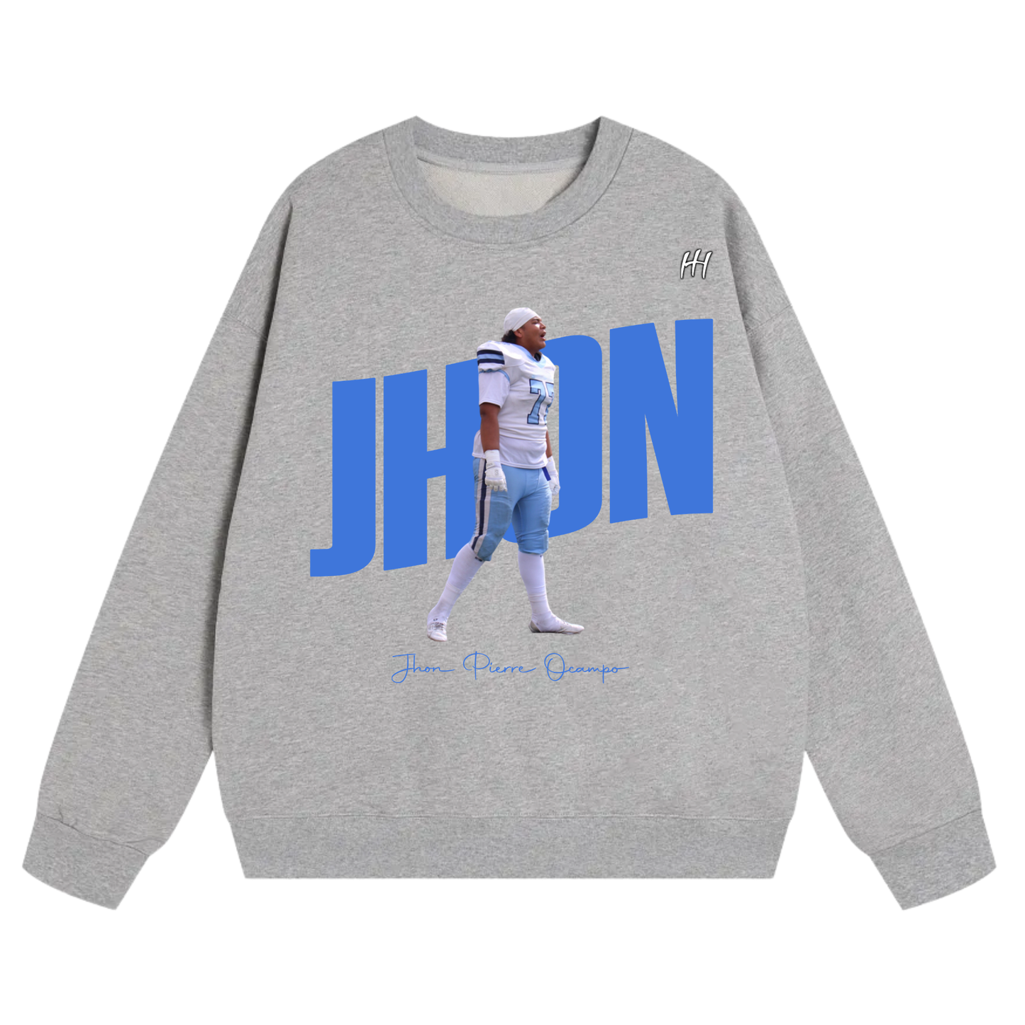 Jhon Pierre Ocampo Heavyweight Crewneck Sweatshirt
