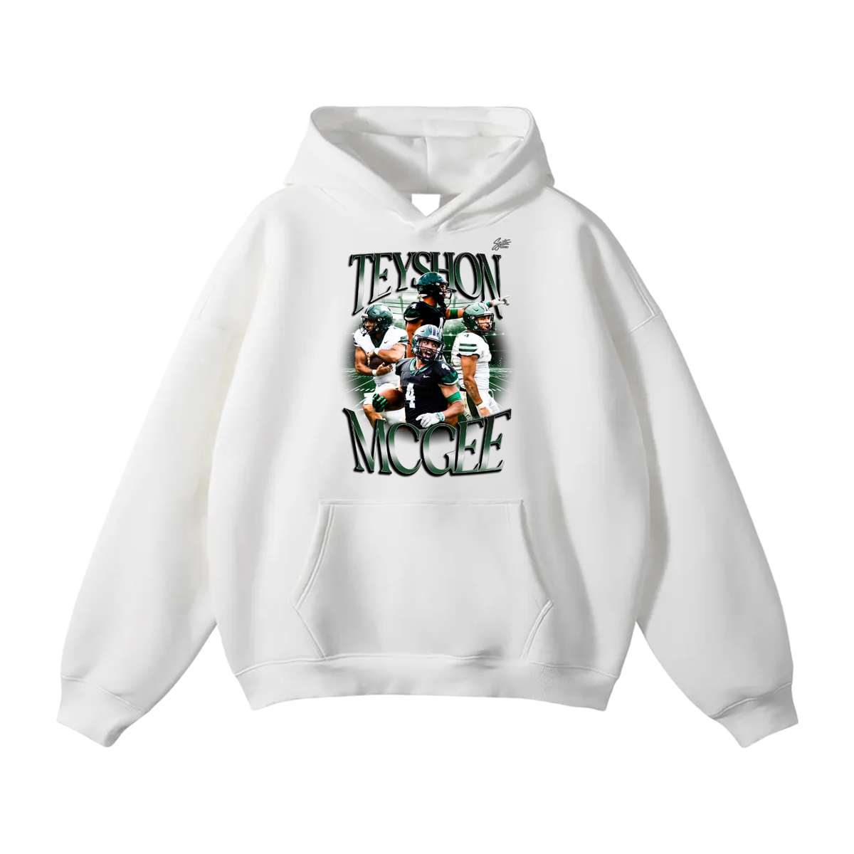 Teyshon Mcgee Oversize Fleeced Hoodie