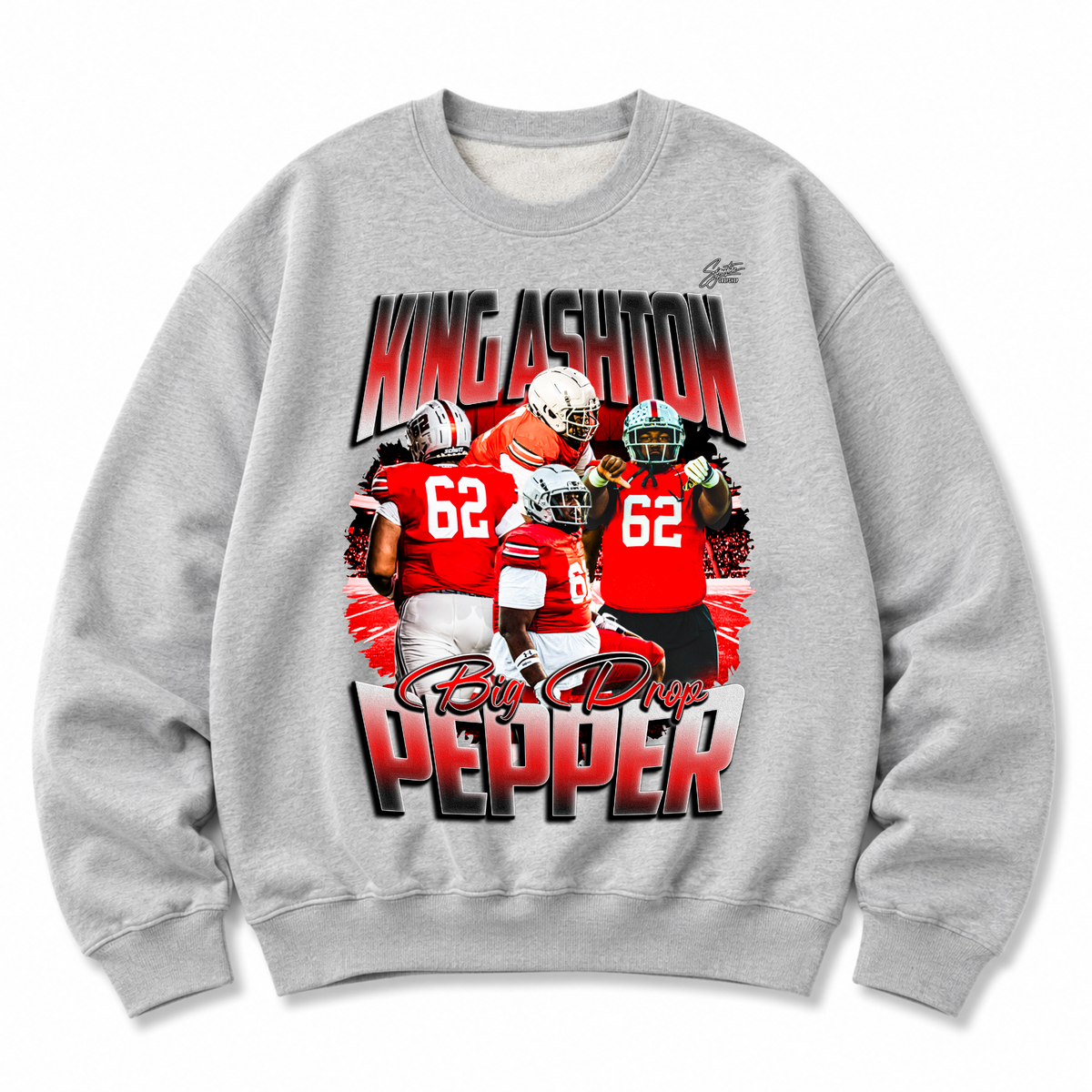 King Ashton Pepper Heavyweight Crewneck Sweatshirt