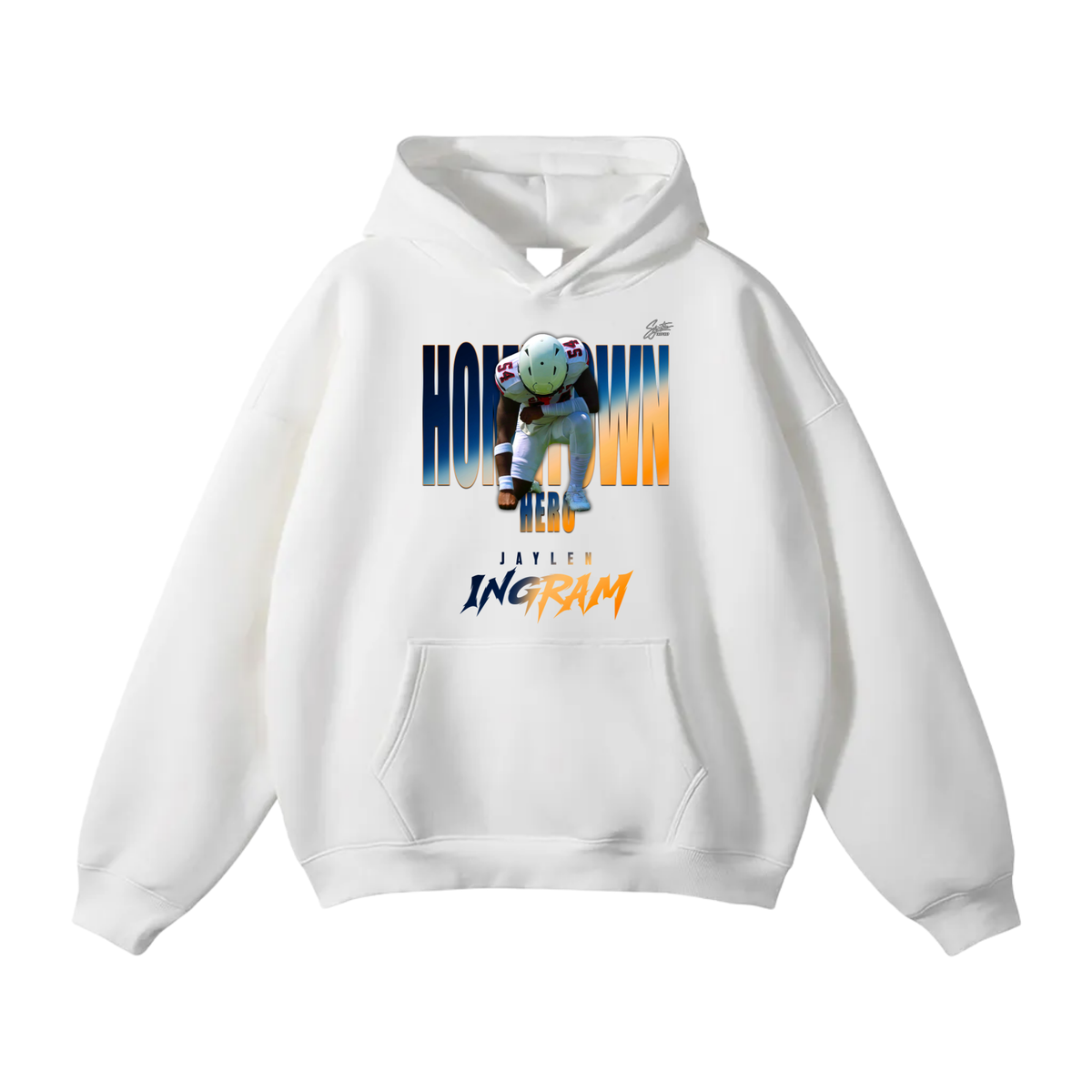 Jaylen Ingram Oversize Fleeced Hoodie