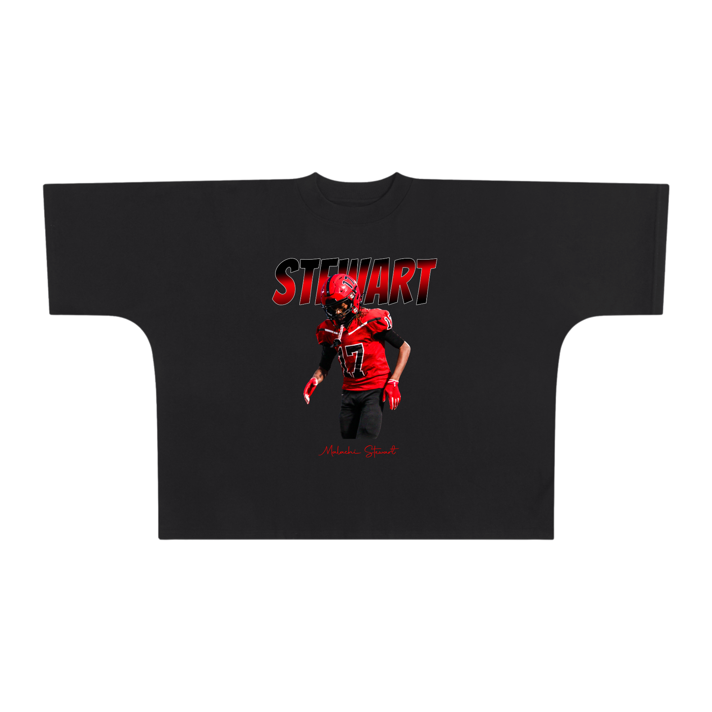 Malachi Stewart Premium Drop Shoulder/Boxy Tee