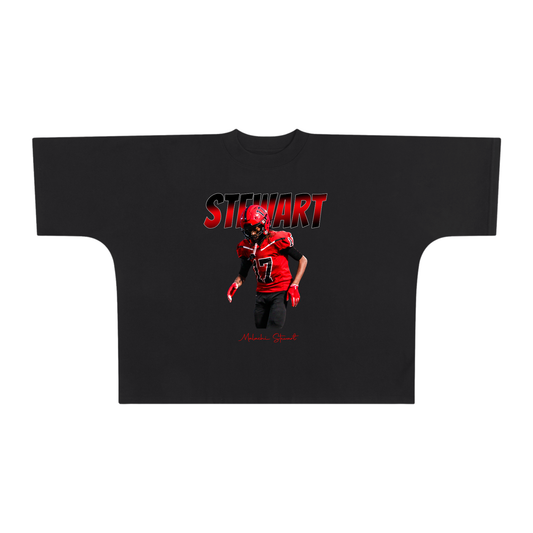 Malachi Stewart Premium Drop Shoulder/Boxy Tee