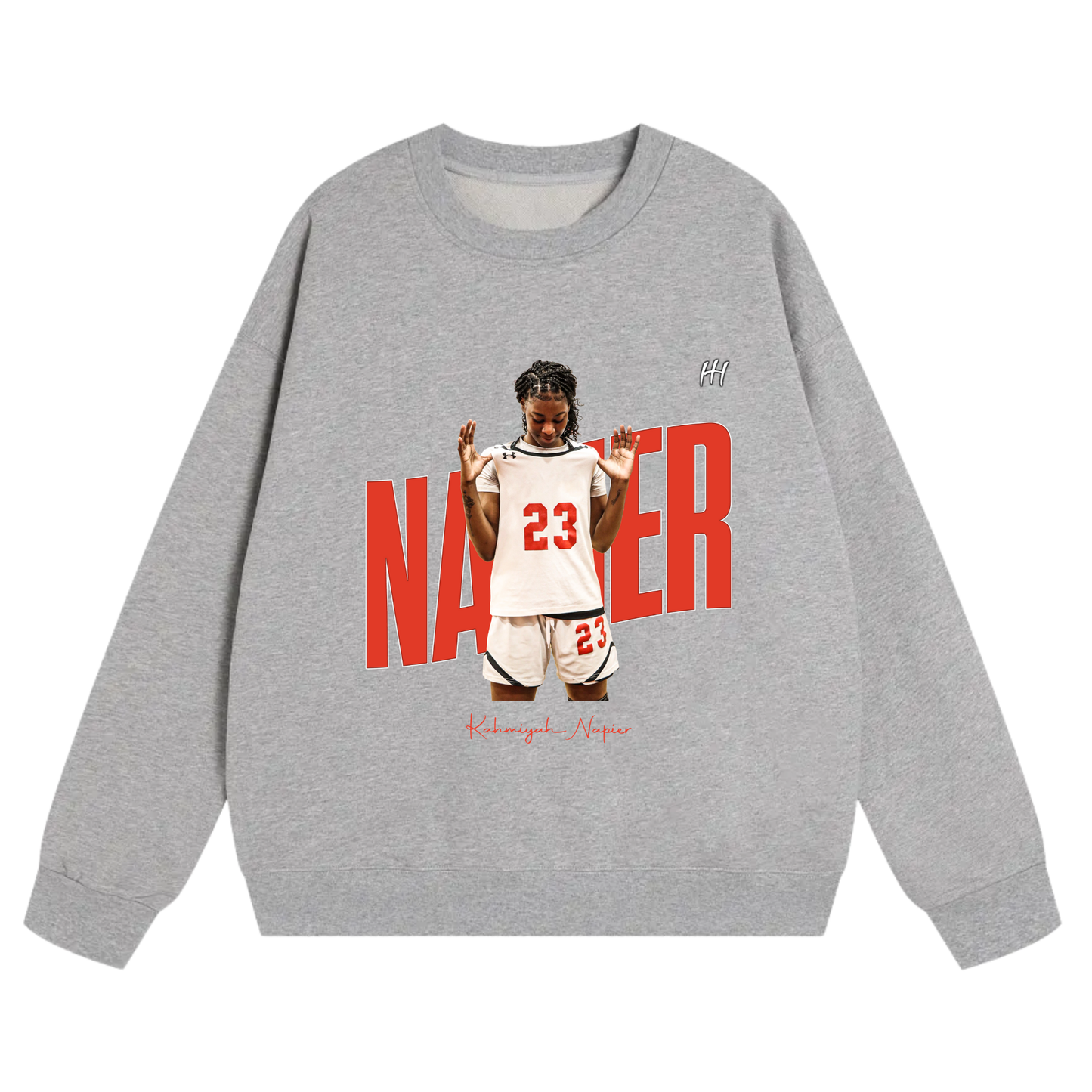 Kahmiyah Napier Heavyweight Crewneck Sweatshirt