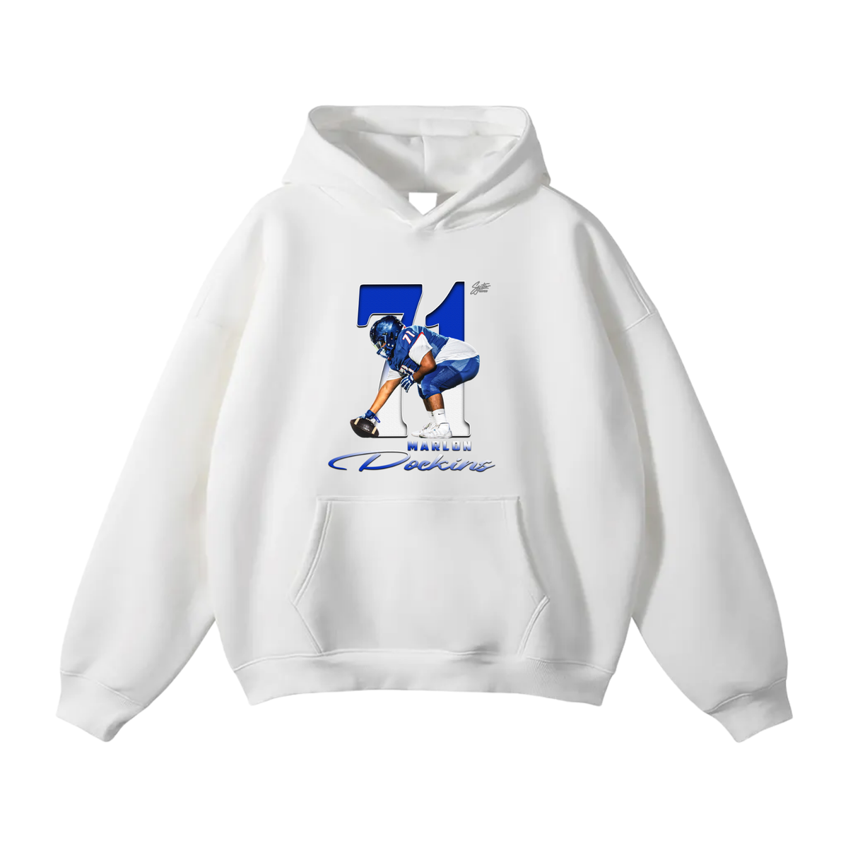 Marlon Dockins Oversize Fleeced Hoodie