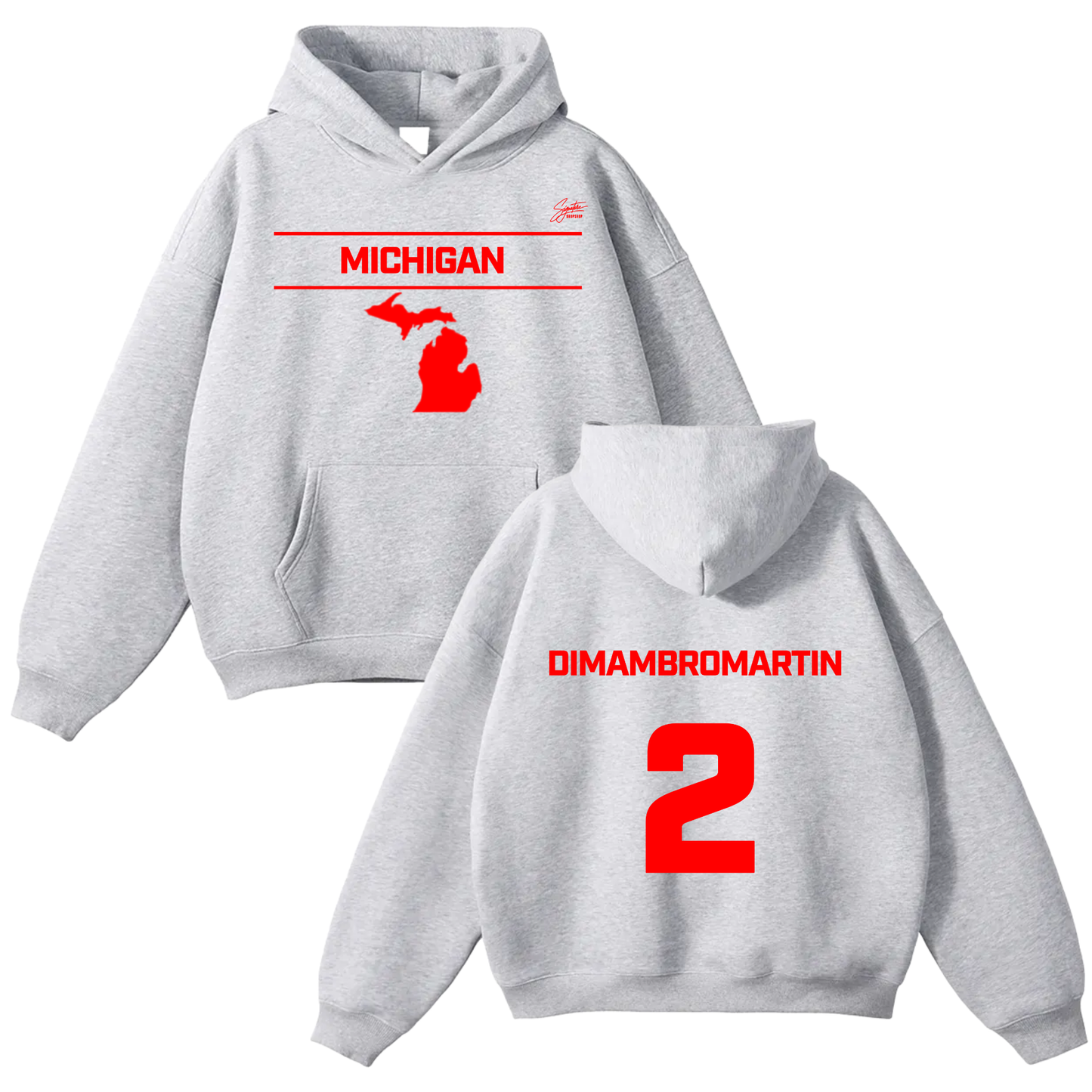 Bruce Dimambromartin Oversize Fleeced Hoodie
