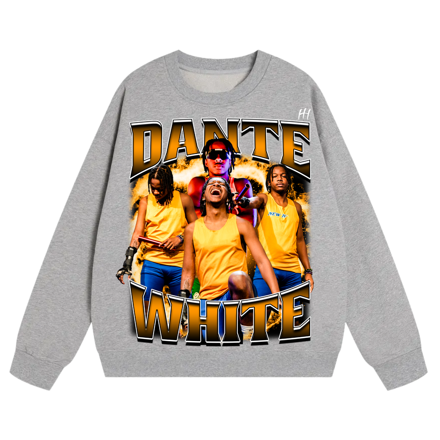 Dante White Heavyweight Crewneck Sweatshirt