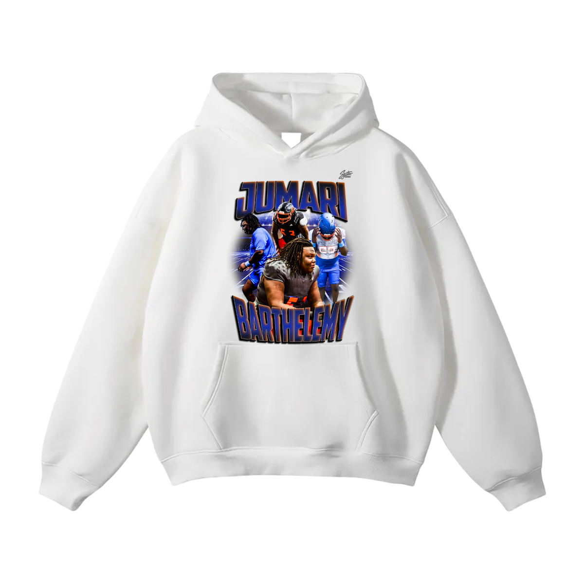 Jumari Barthelemy Oversize Fleeced Hoodie