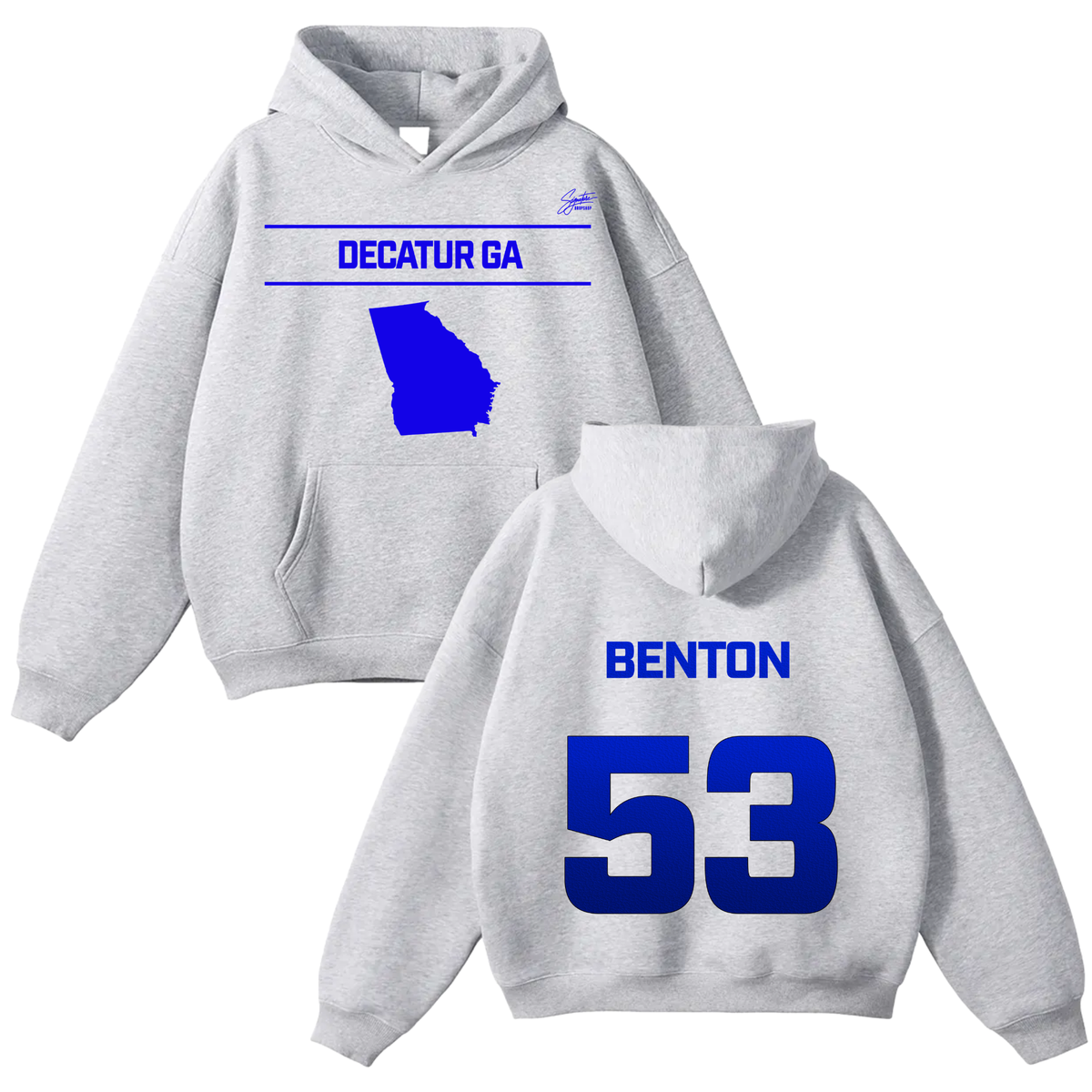 Kamarre Benton Oversize Fleeced Hoodie