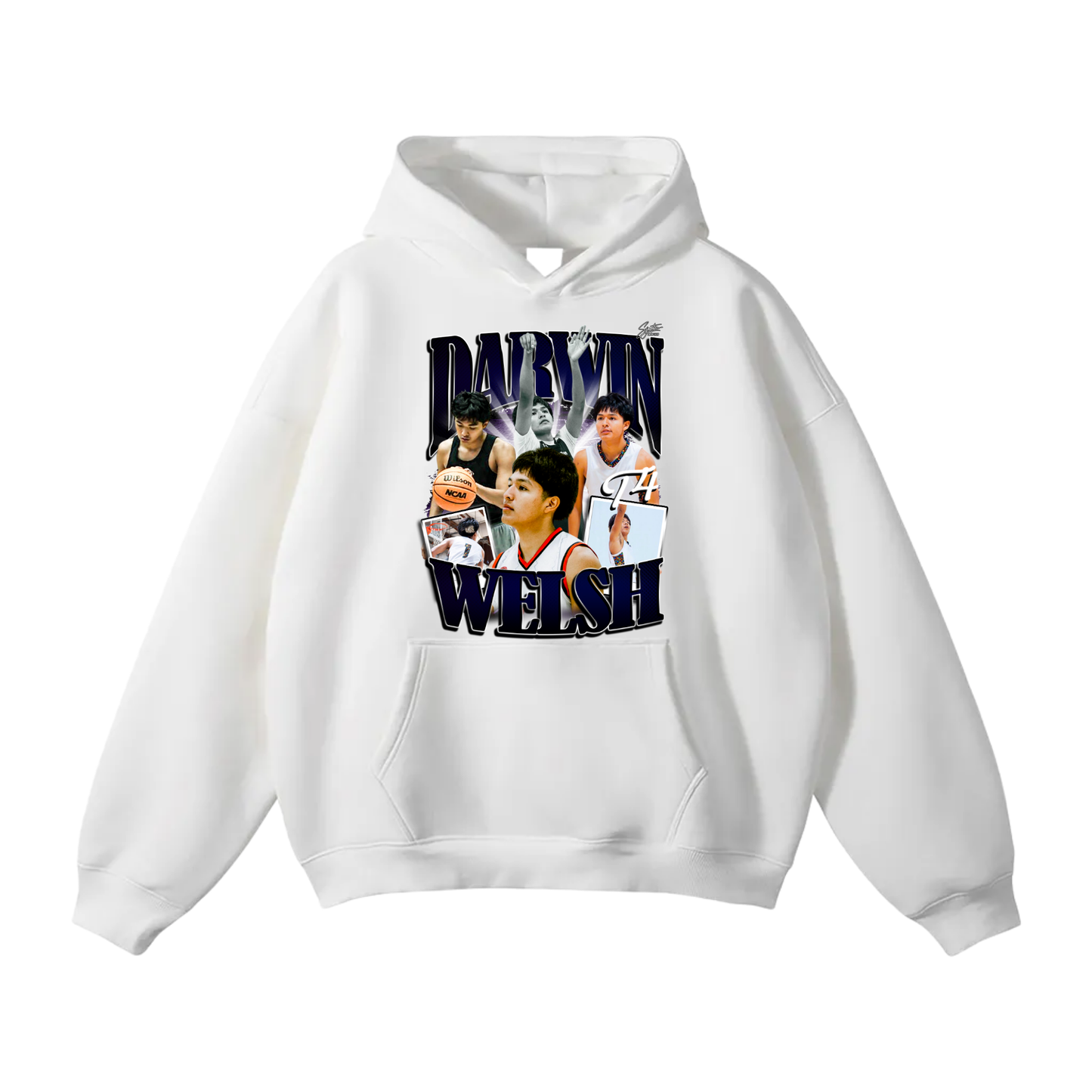 Darwin Welsh Oversize Fleeced Hoodie