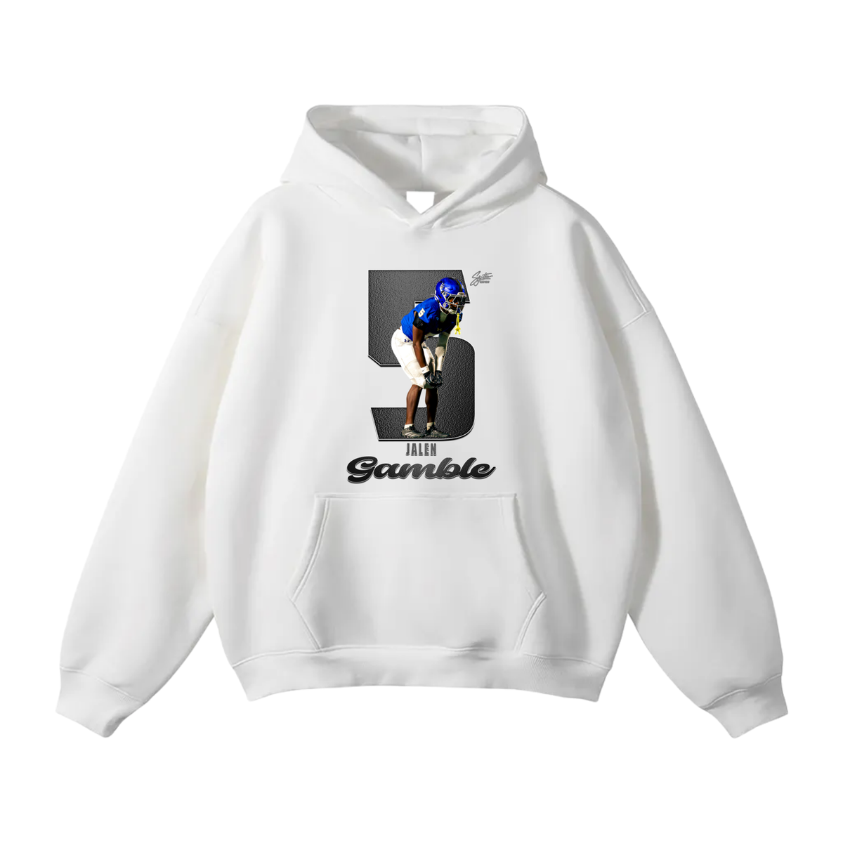 Jalen gamble Oversize Fleeced Hoodie