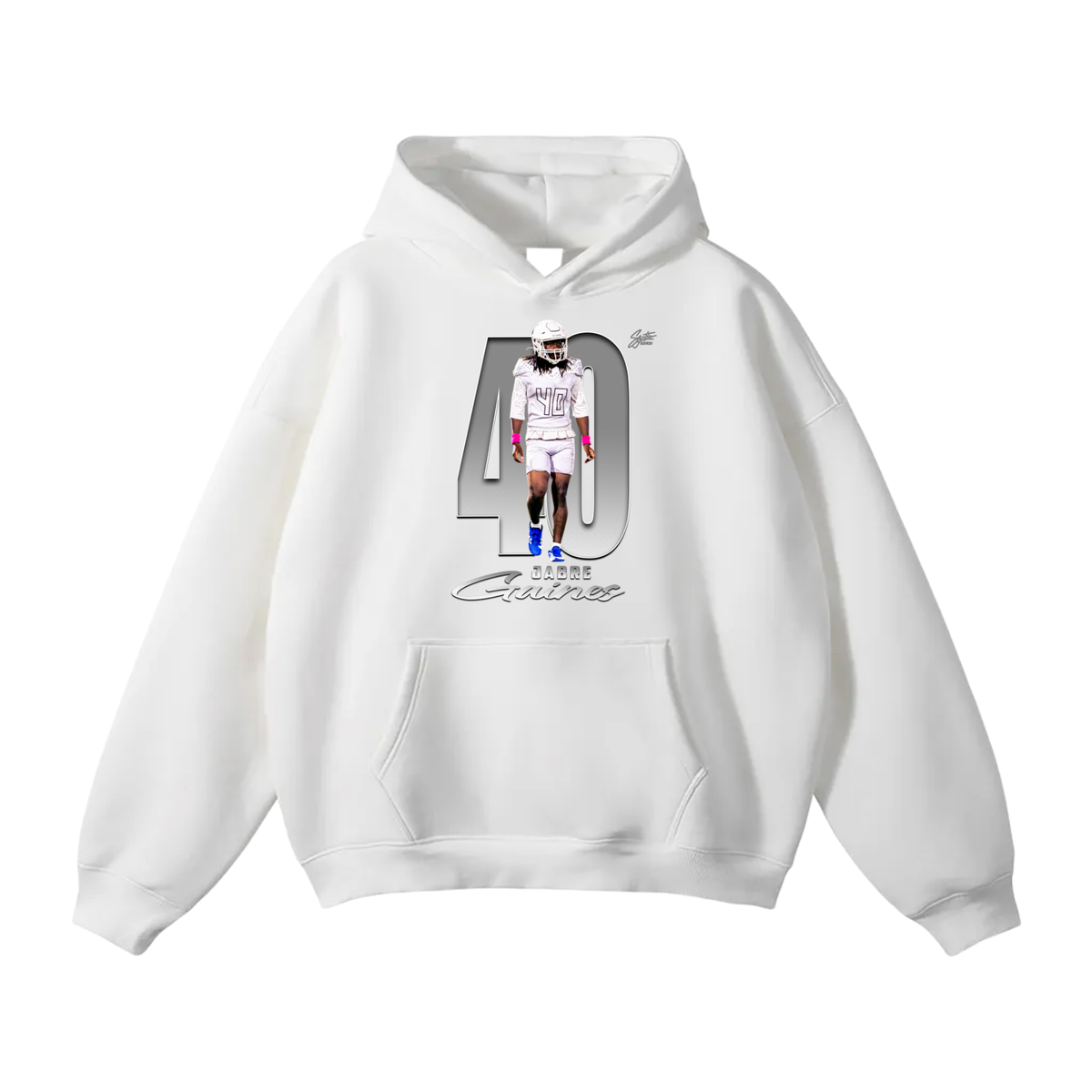 Jabre Gaines Oversize Fleeced Hoodie