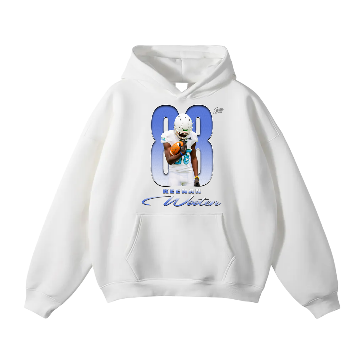 Keenan Wooten Oversize Fleeced Hoodie