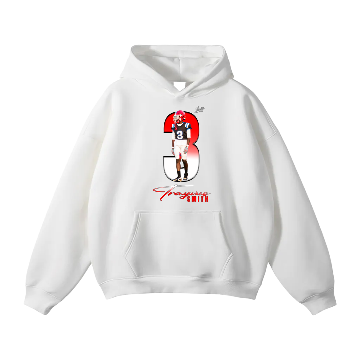 Trayvus Smith Oversize Fleeced Hoodie