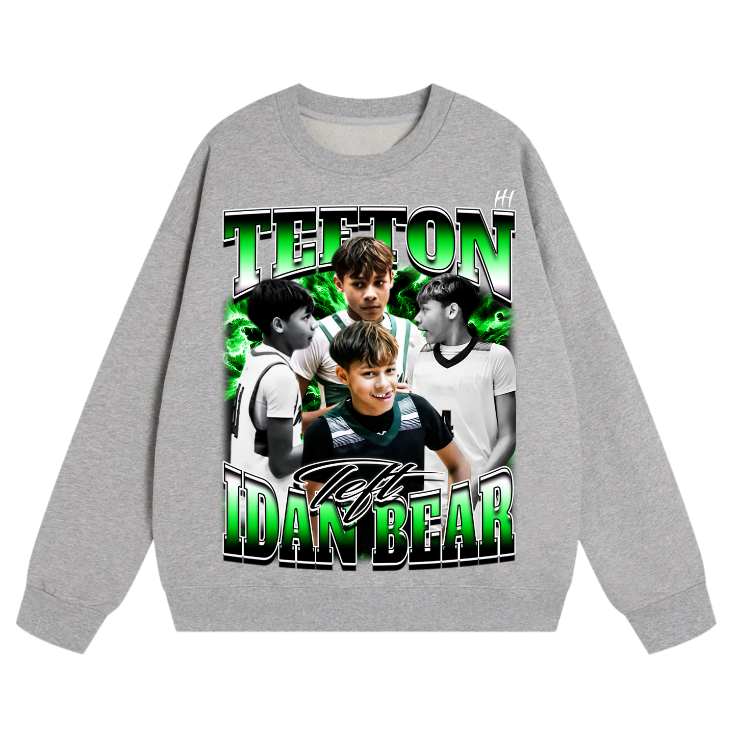 Tefton Idan Bear Heavyweight Crewneck Sweatshirt