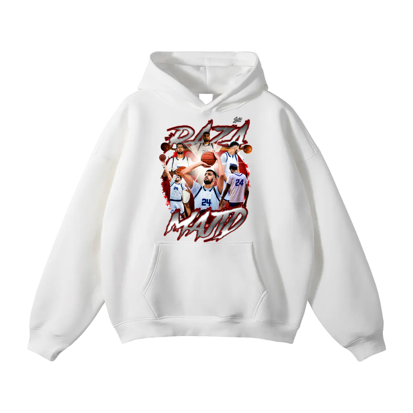 Raza Majid Oversize Fleeced Hoodie