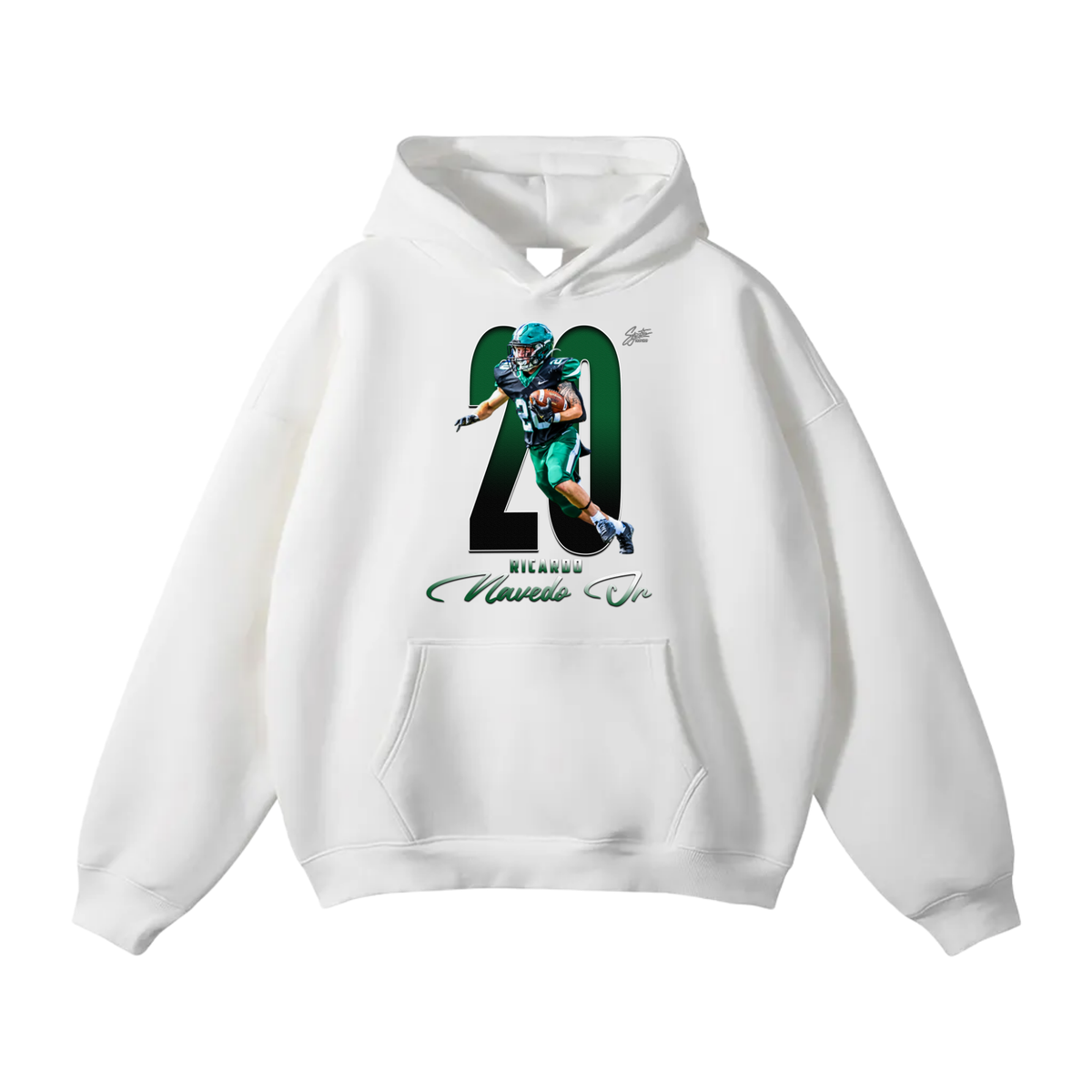 Ricardo Navedo Jr Oversize Fleeced Hoodie