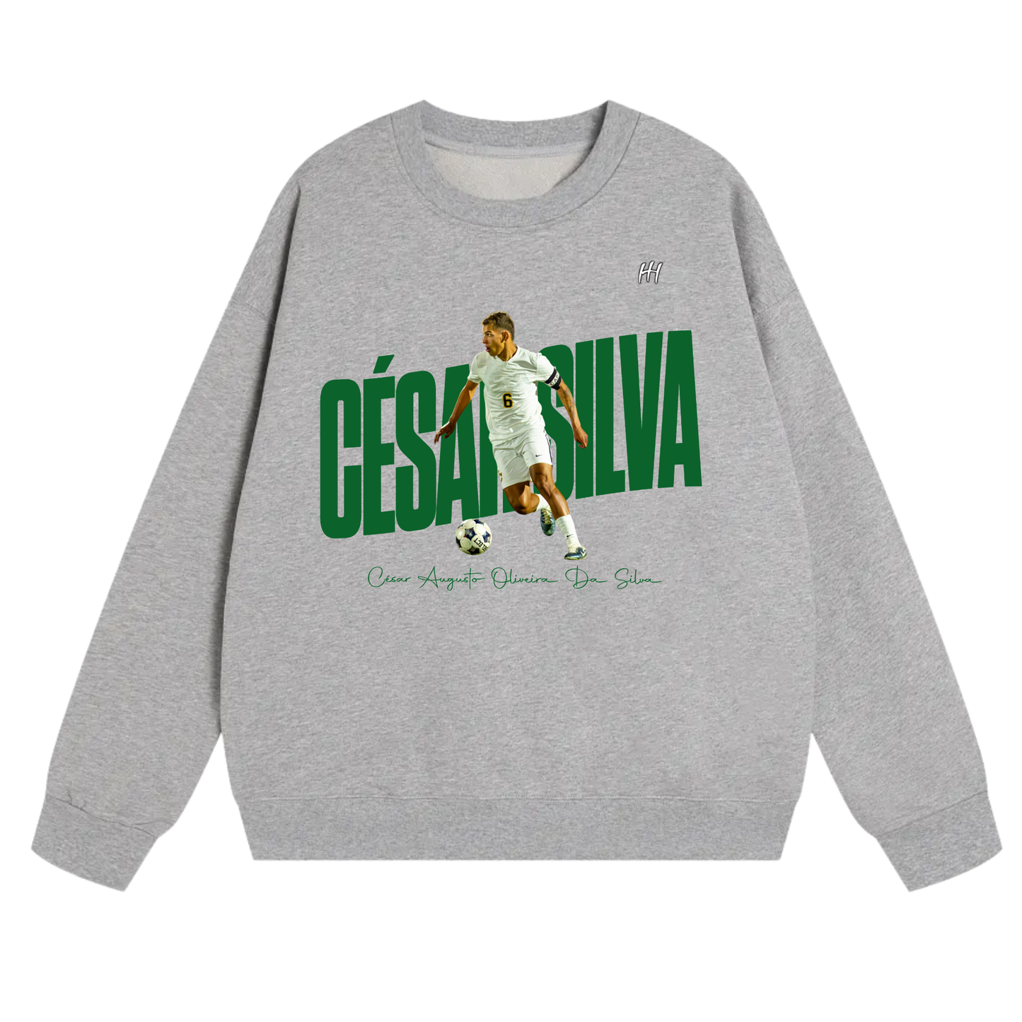 César Augusto Oliveira da Silva Heavyweight Crewneck Sweatshirt