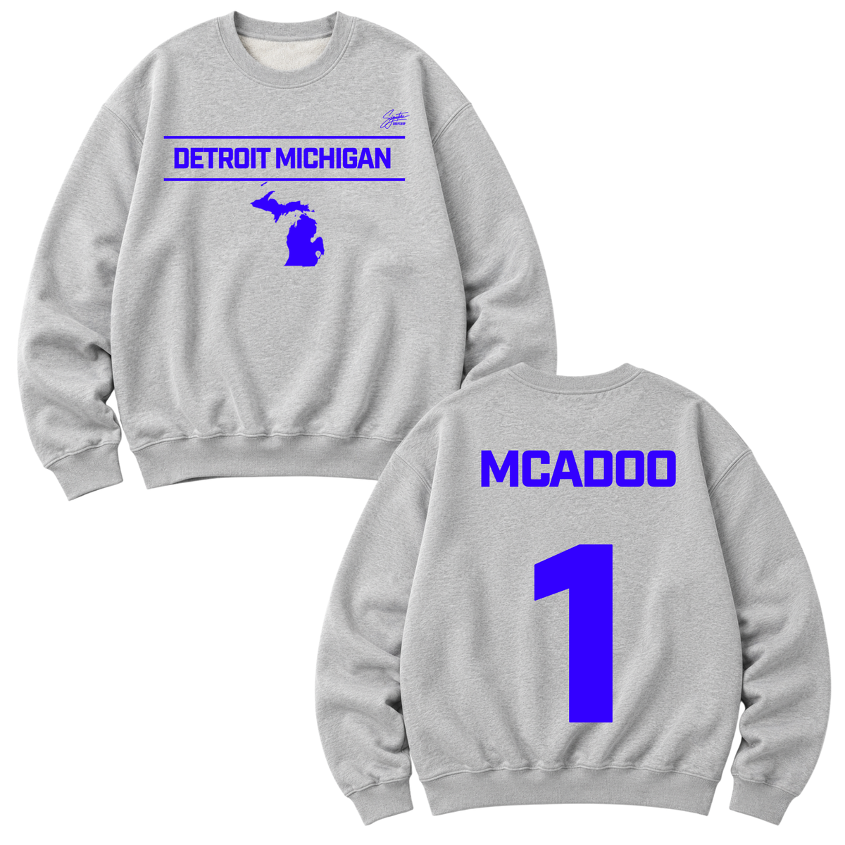 Azir McAdoo Heavyweight Crewneck Sweatshirt