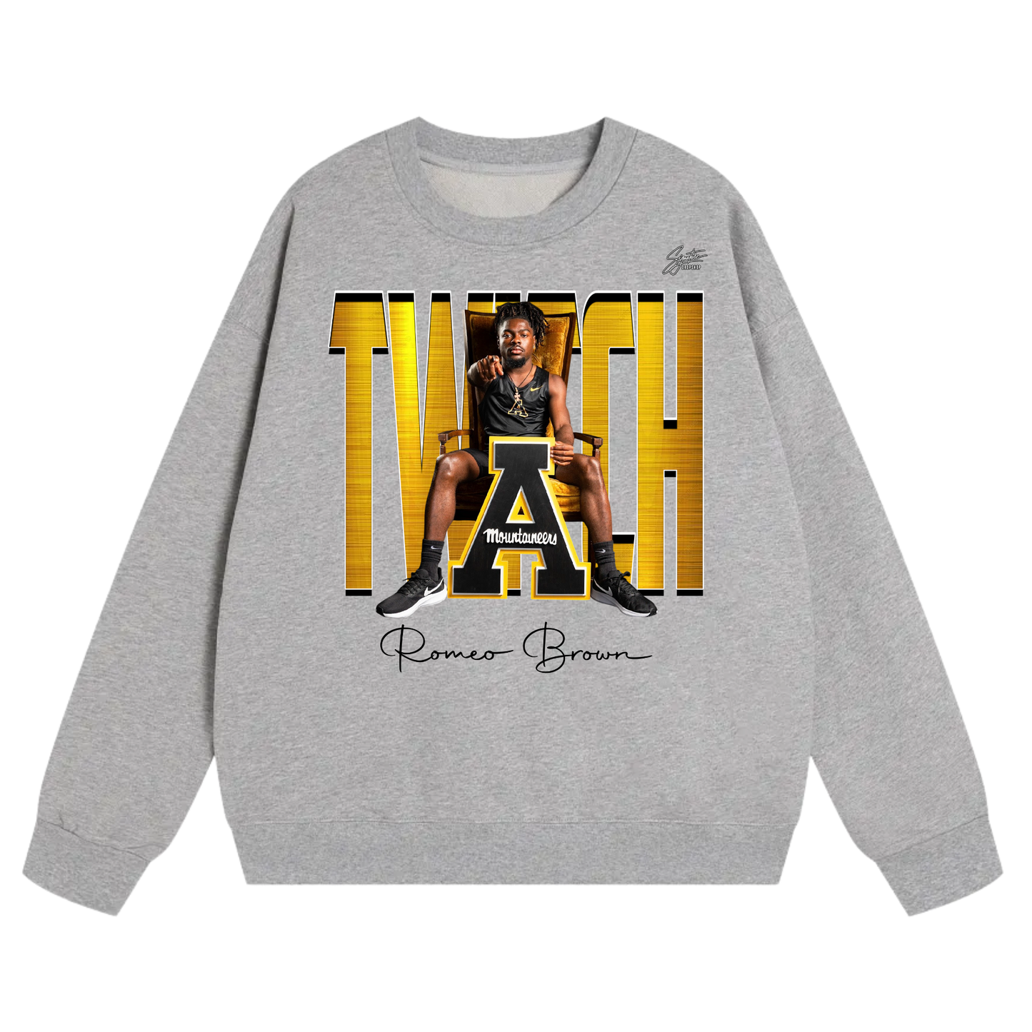 Romeo Brown Heavyweight Crewneck Sweatshirt