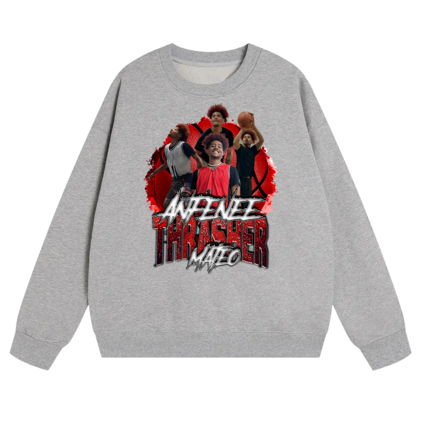 Anfenee Thrasher Heavyweight Crewneck Sweatshirt