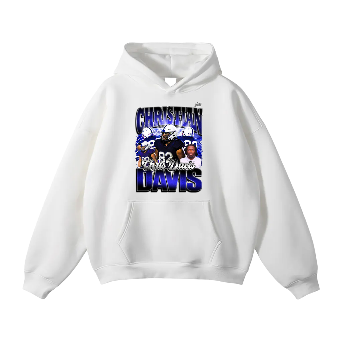 Christian Davis Oversize Fleeced Hoodie