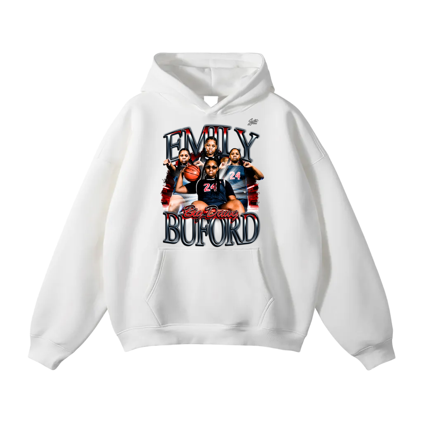 Emily Buford Oversize Fleeced Hoodie