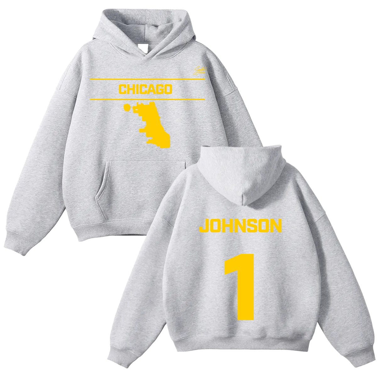 Javery Johnson Oversize Fleeced Hoodie