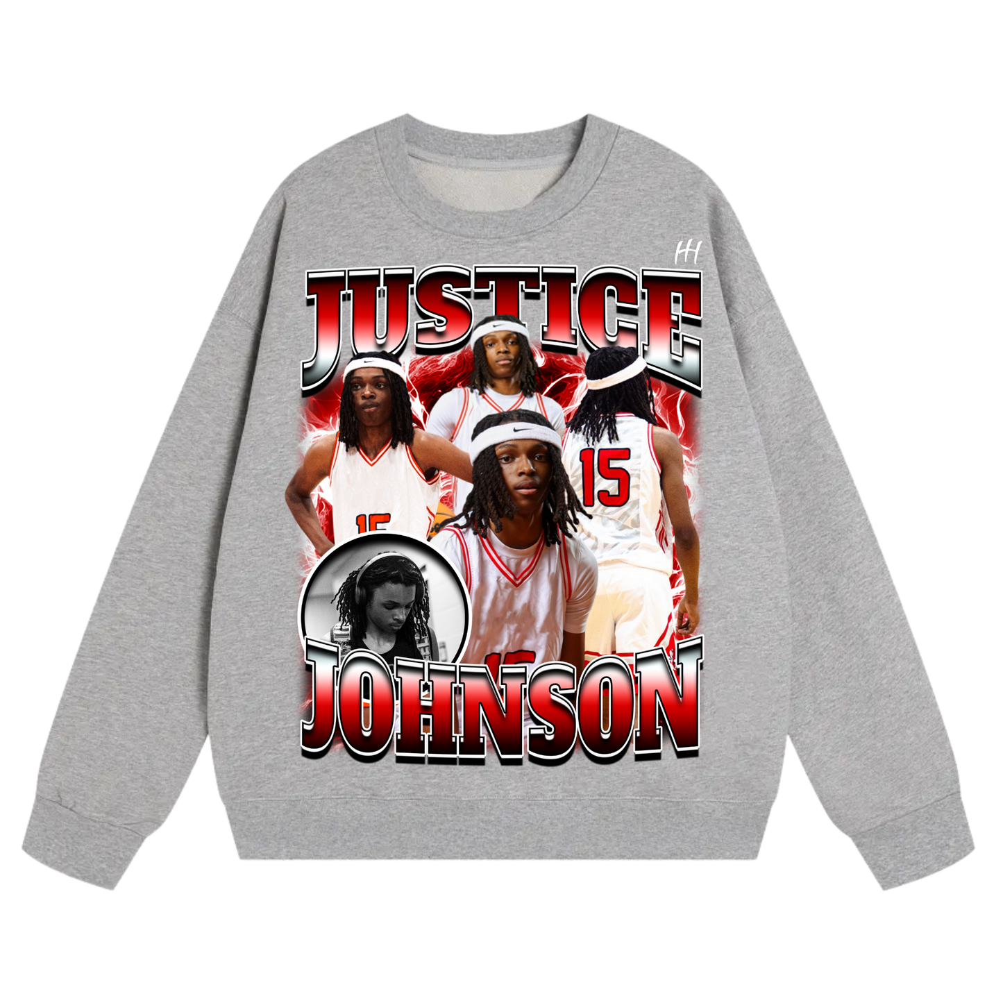 Justice Johnson 2 Heavyweight Crewneck Sweatshirt