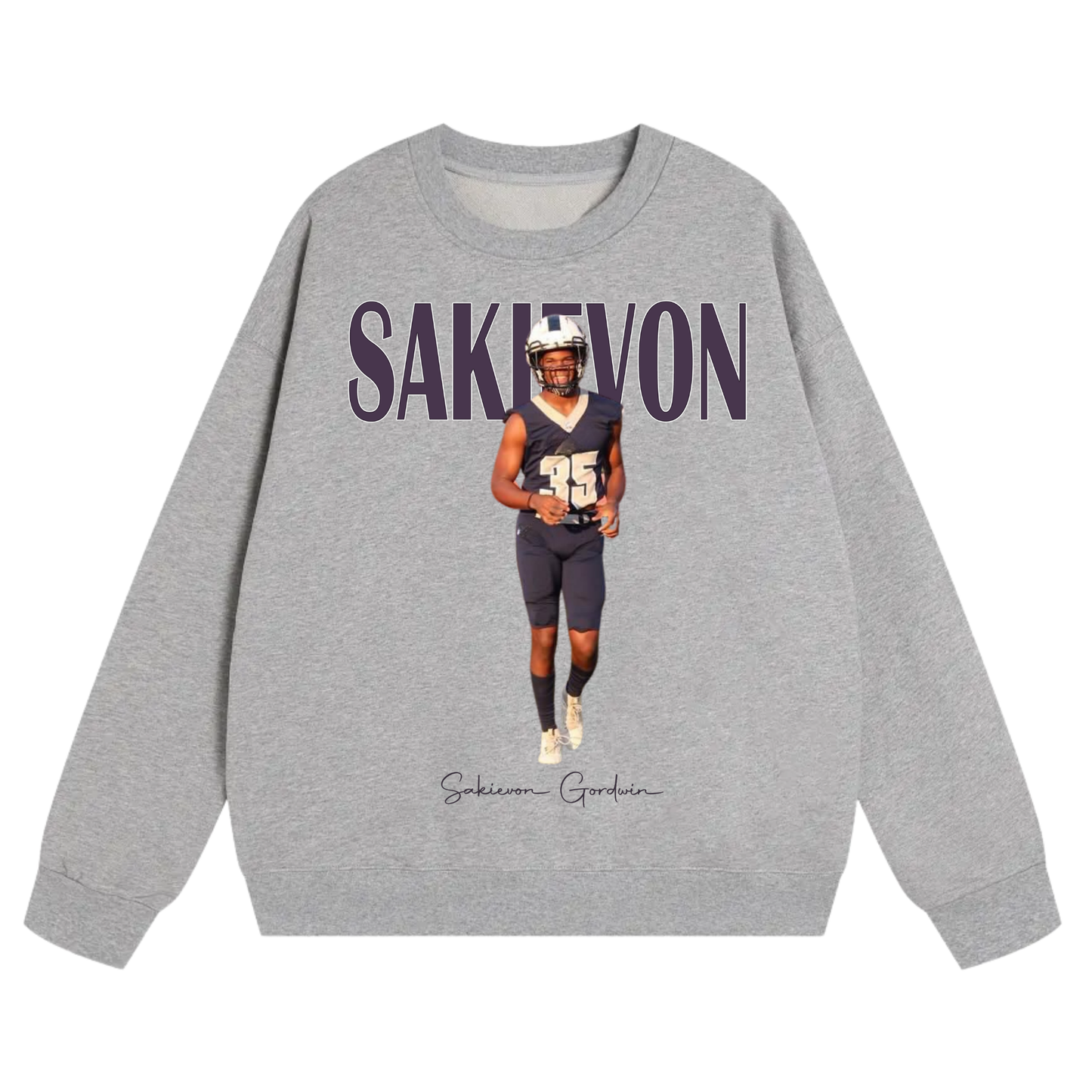 Sakievon Gordwin Heavyweight Crewneck Sweatshirt