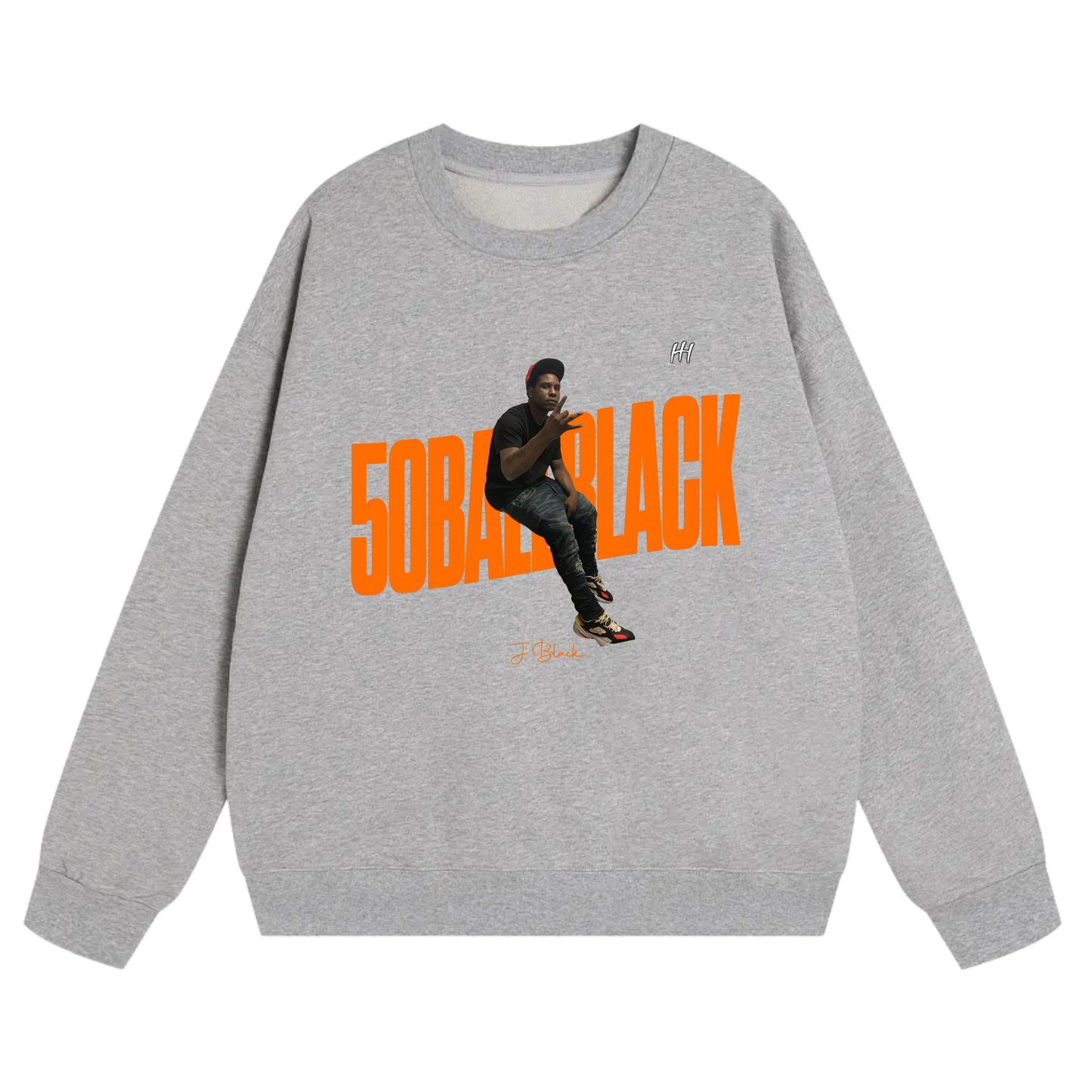 J Black Heavyweight Crewneck Sweatshirt