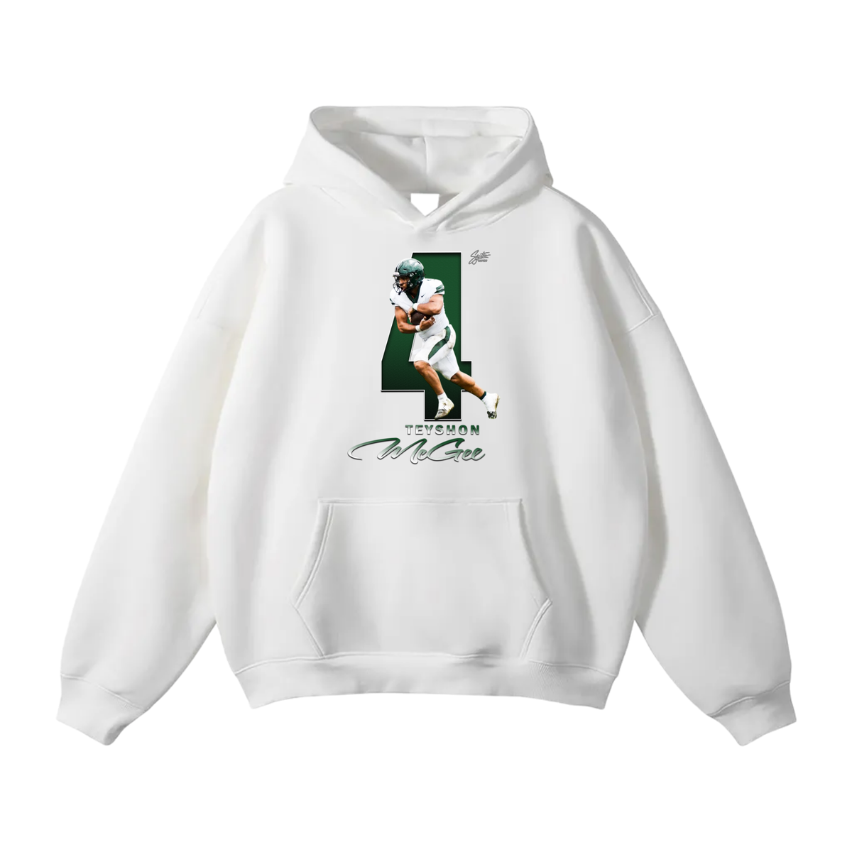 Teyshon Mcgee Oversize Fleeced Hoodie