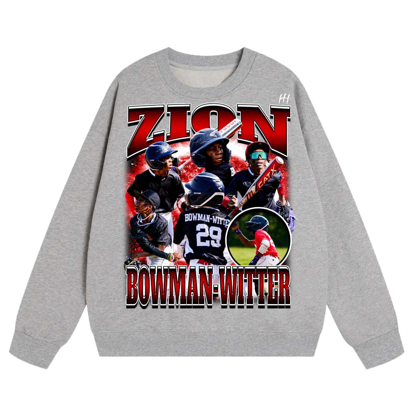 Zion Bowman-Writer Heavyweight Crewneck Sweatshirt