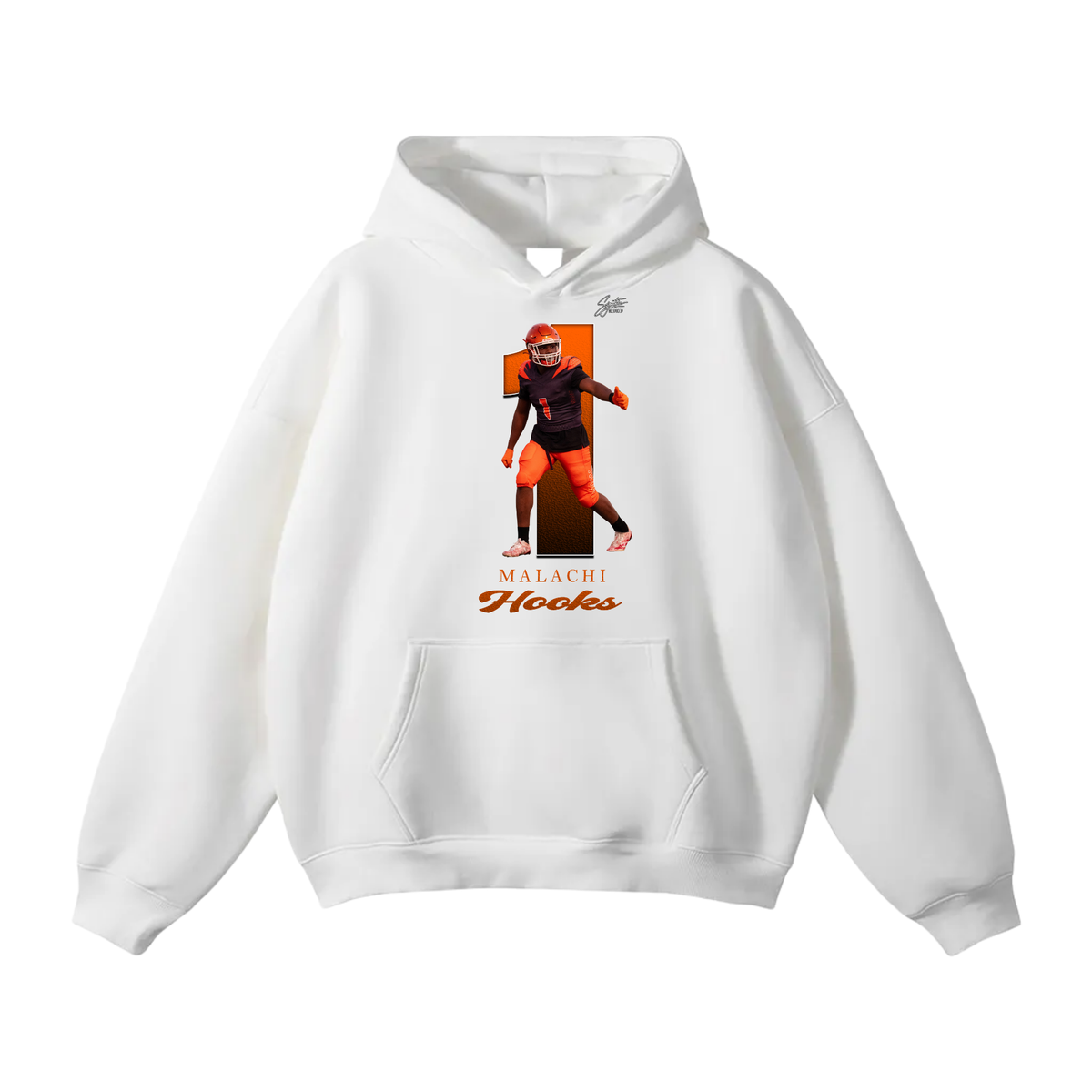 Malachi Hooks Oversize Fleeced Hoodie