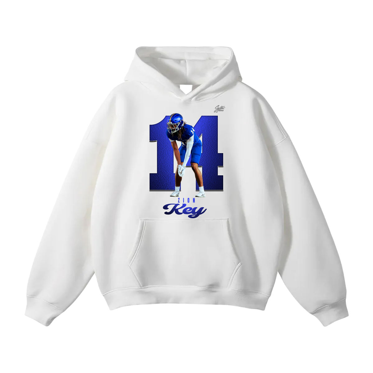 Zion Key Oversize Fleeced Hoodie