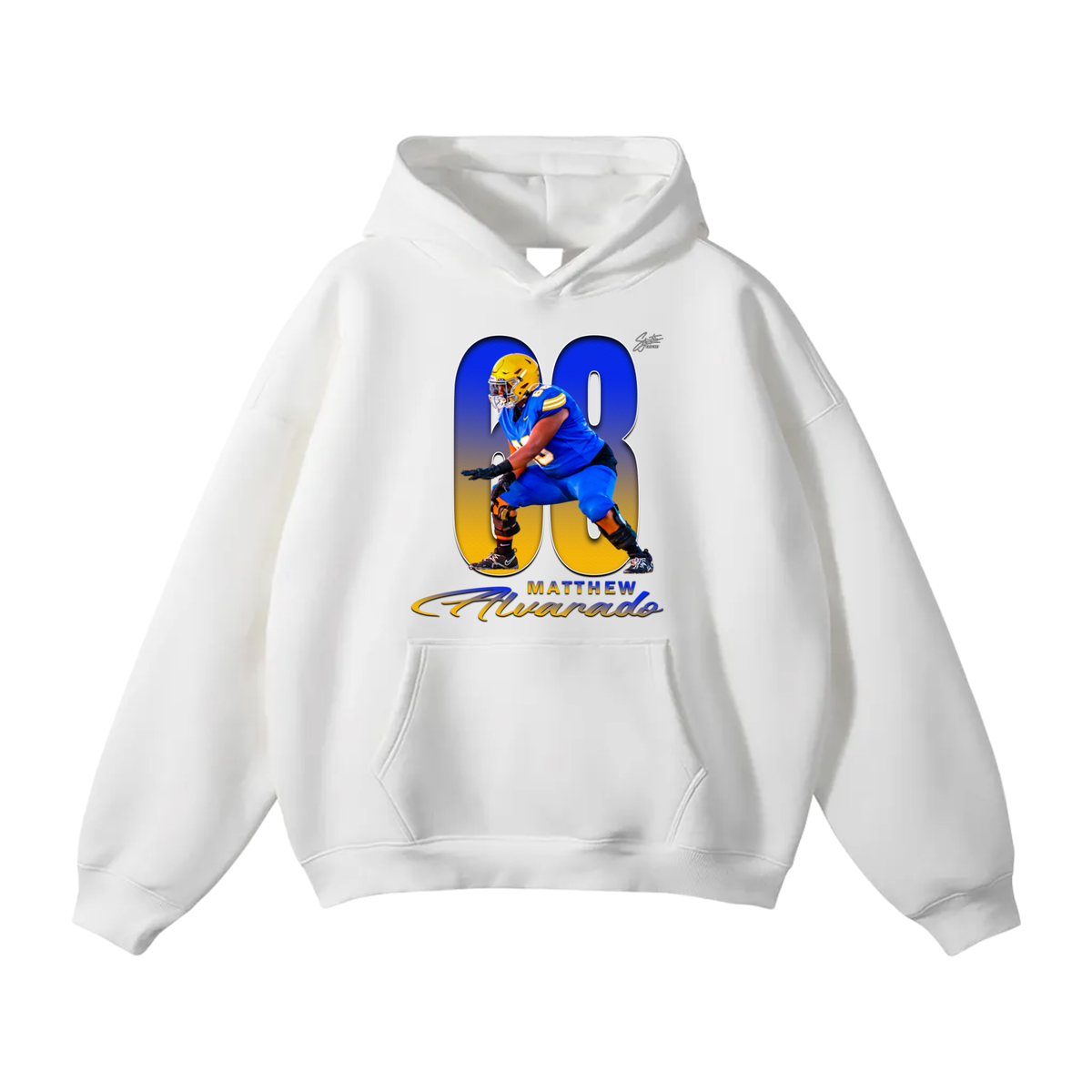 Matthew Alvarado Oversize Fleeced Hoodie