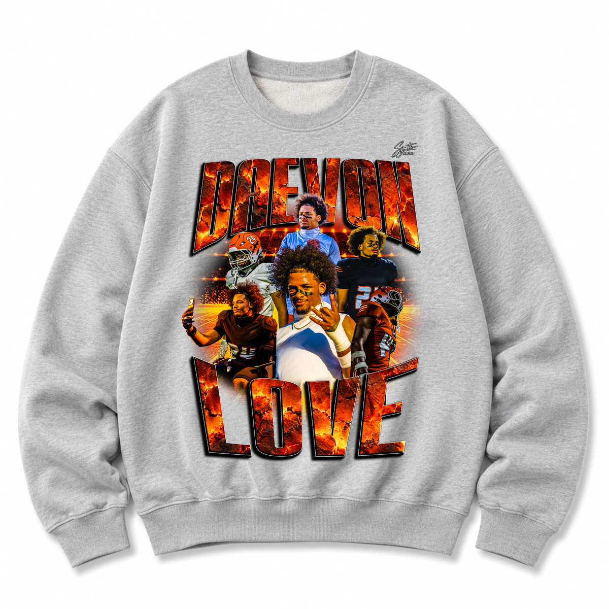 Daevon love Heavyweight Crewneck Sweatshirt