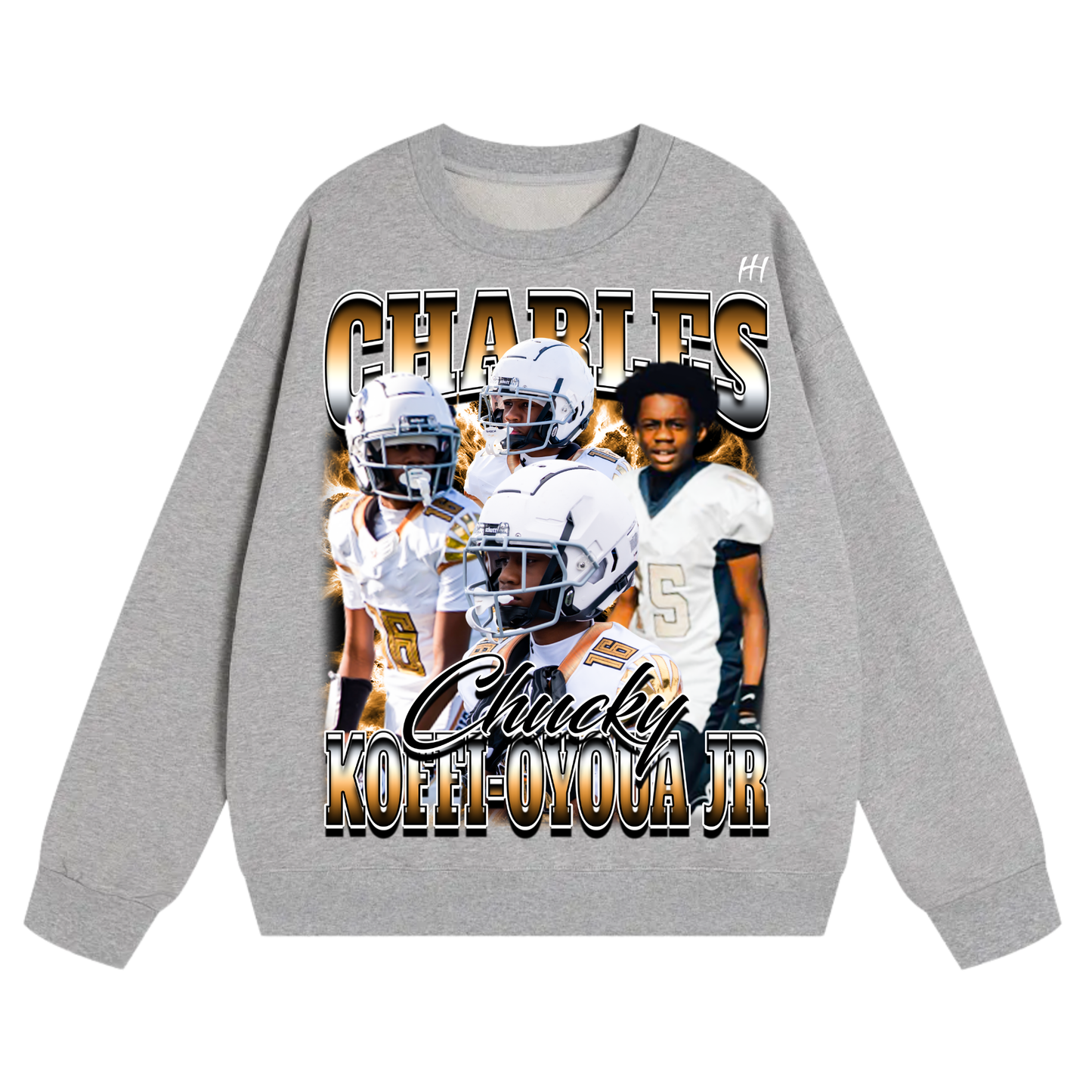 Charles Koffi-Oyoua Jr Heavyweight Crewneck Sweatshirt