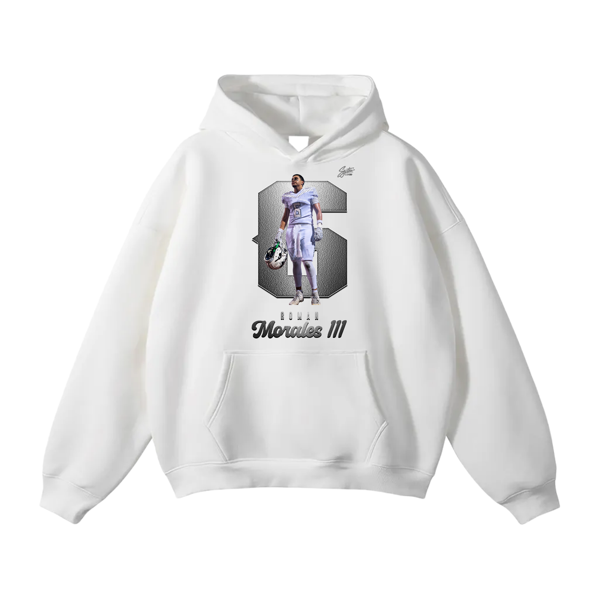 Roman Morales lll Oversize Fleeced Hoodie