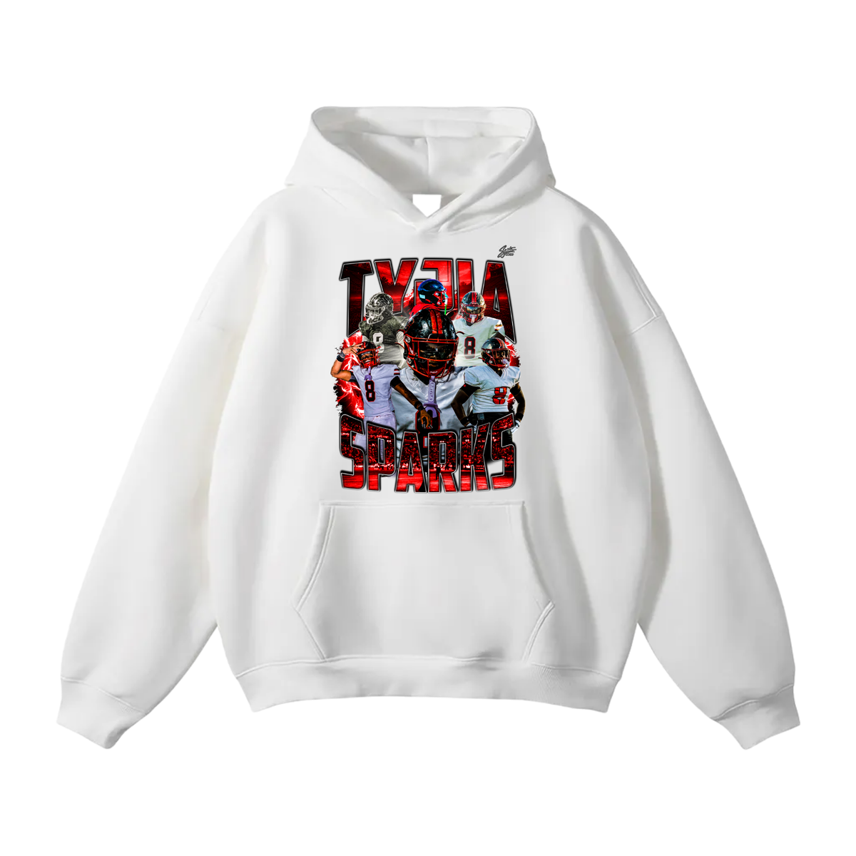 Tyjia Sparks Oversize Fleeced Hoodie