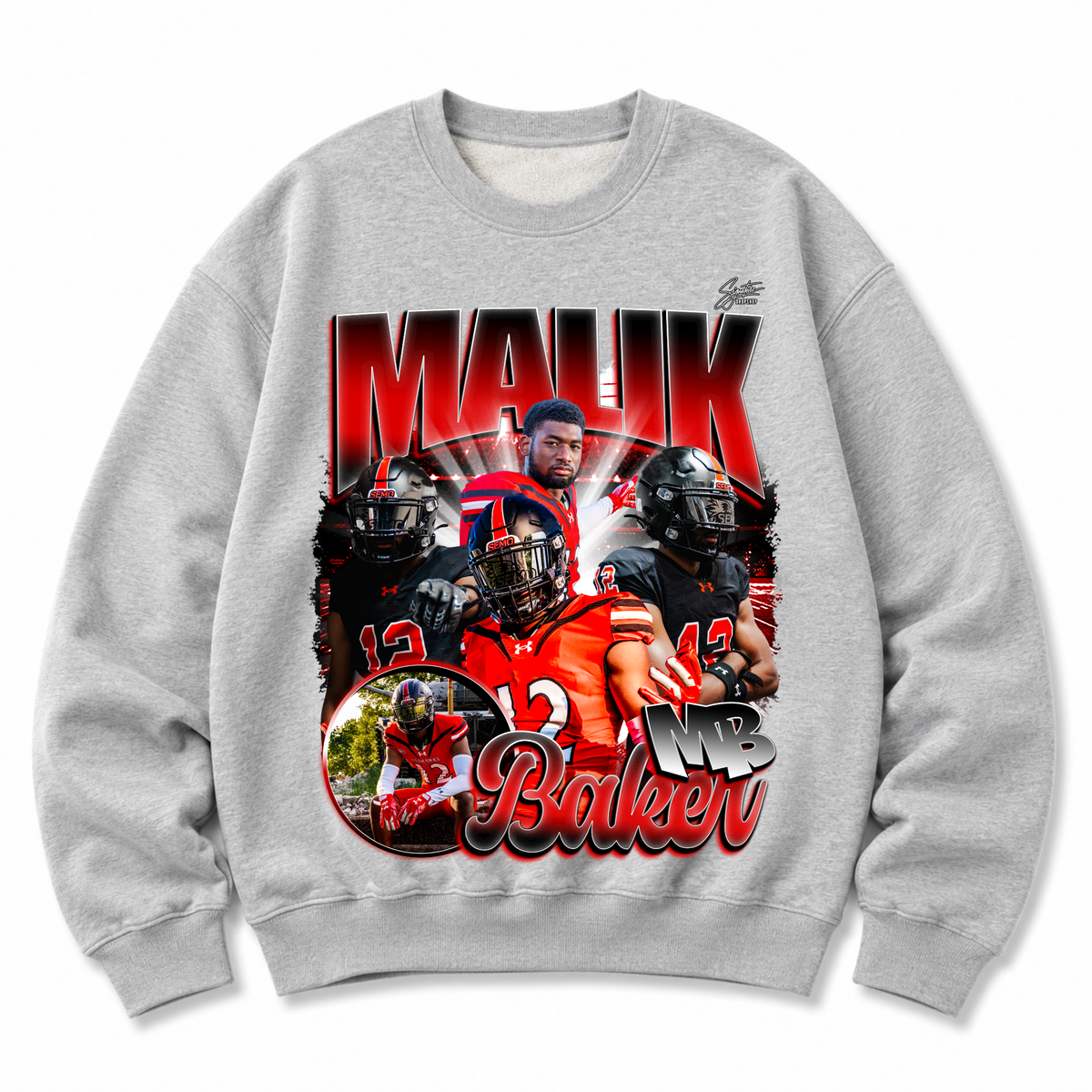 Malik Baker Heavyweight Crewneck Sweatshirt