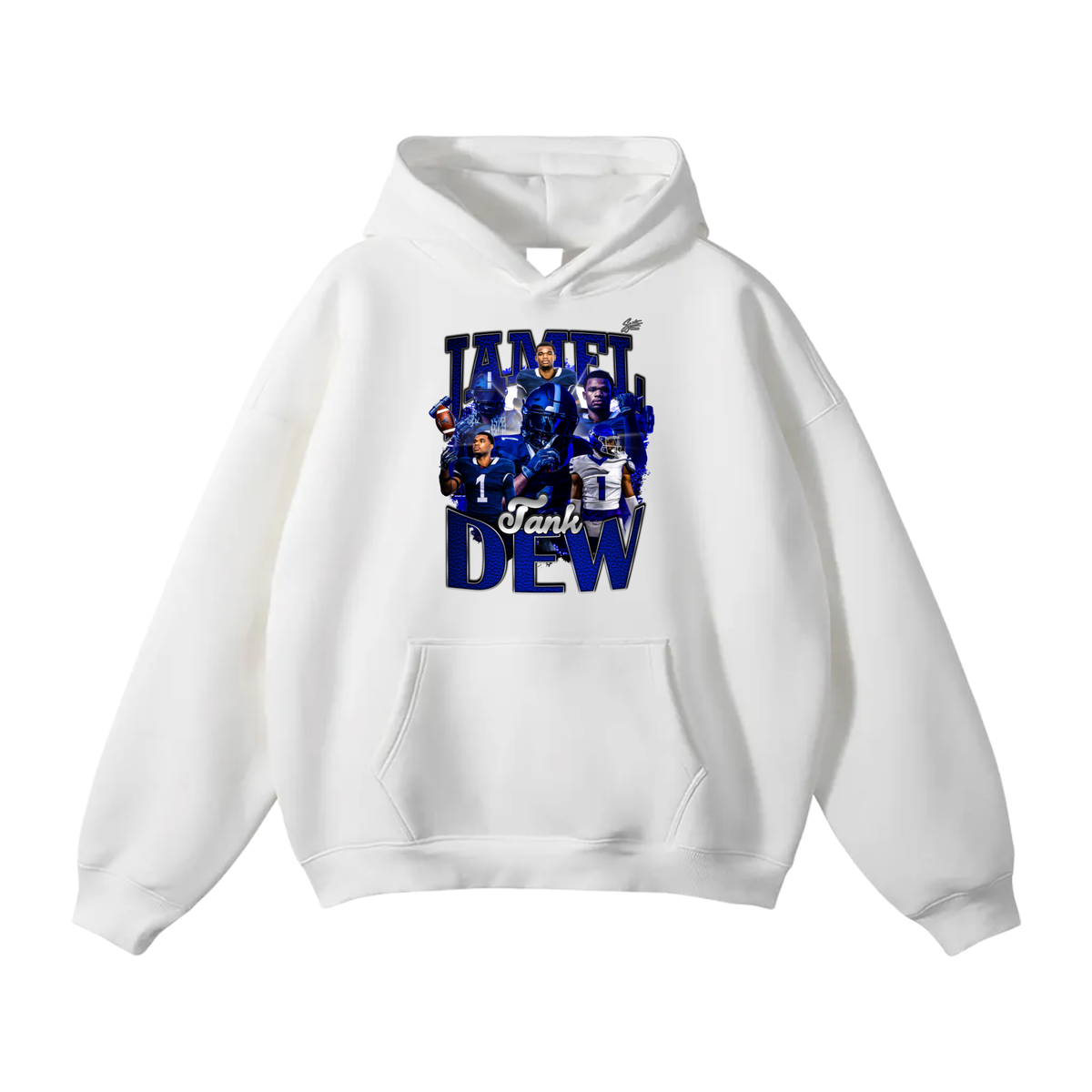 Jamel Dew Oversize Fleeced Hoodie