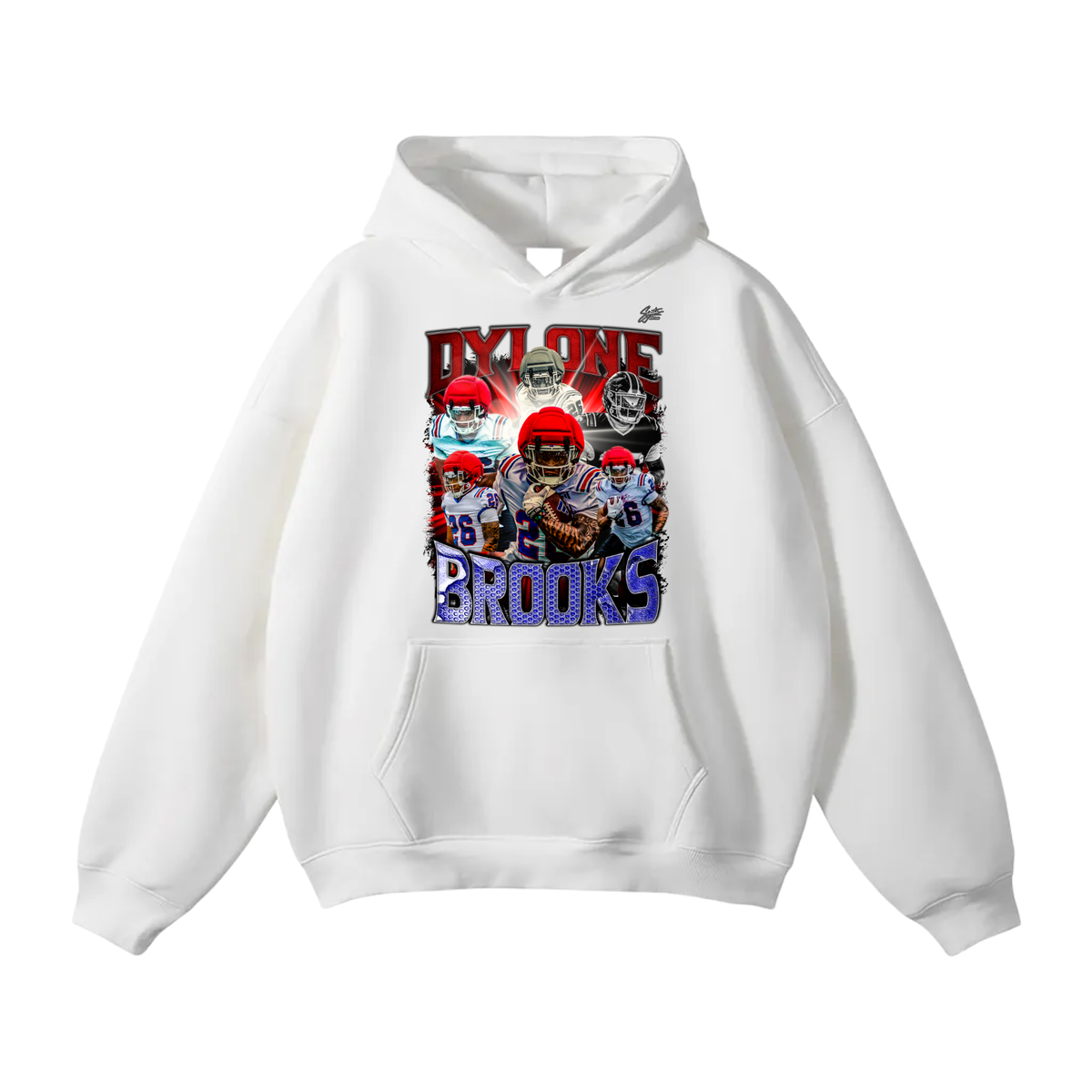 Dylone Brooks Oversize Fleeced Hoodie