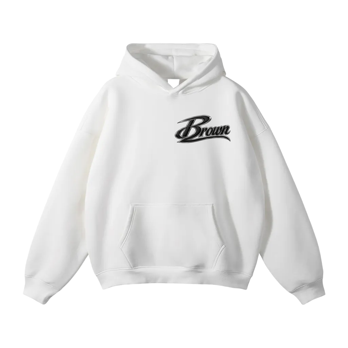 Elijah Brown Oversize Fleeced Hoodie
