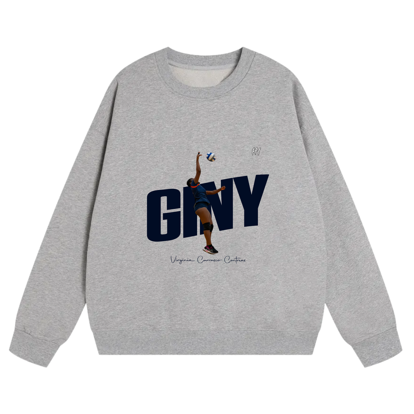 Virginia Carrasco Contreras Heavyweight Crewneck Sweatshirt