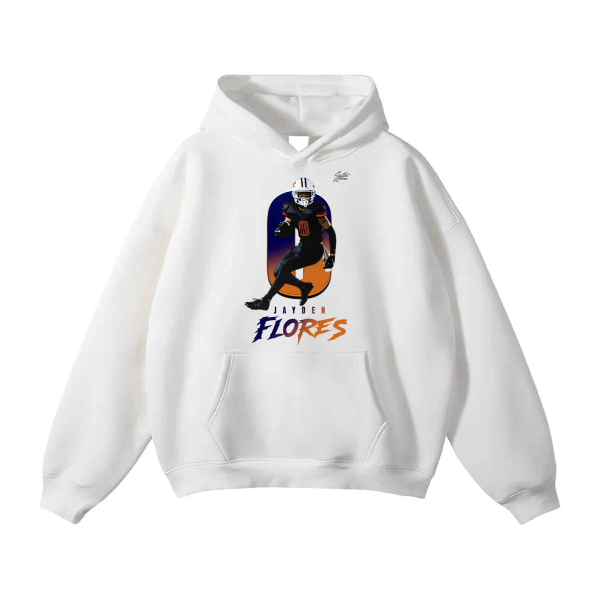 Jayden Flores Oversize Fleeced Hoodie