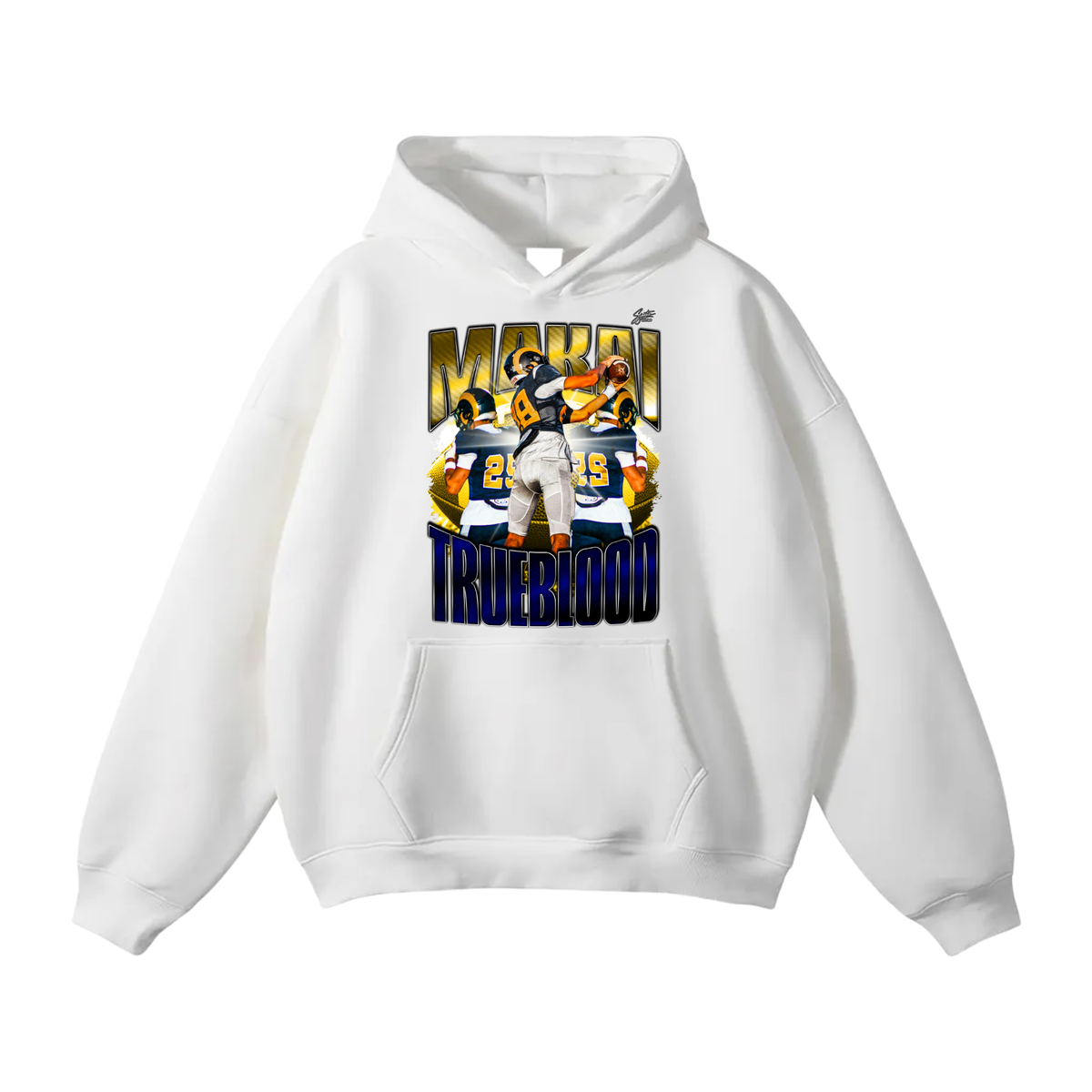Makai Trueblood  Oversize Fleeced Hoodie