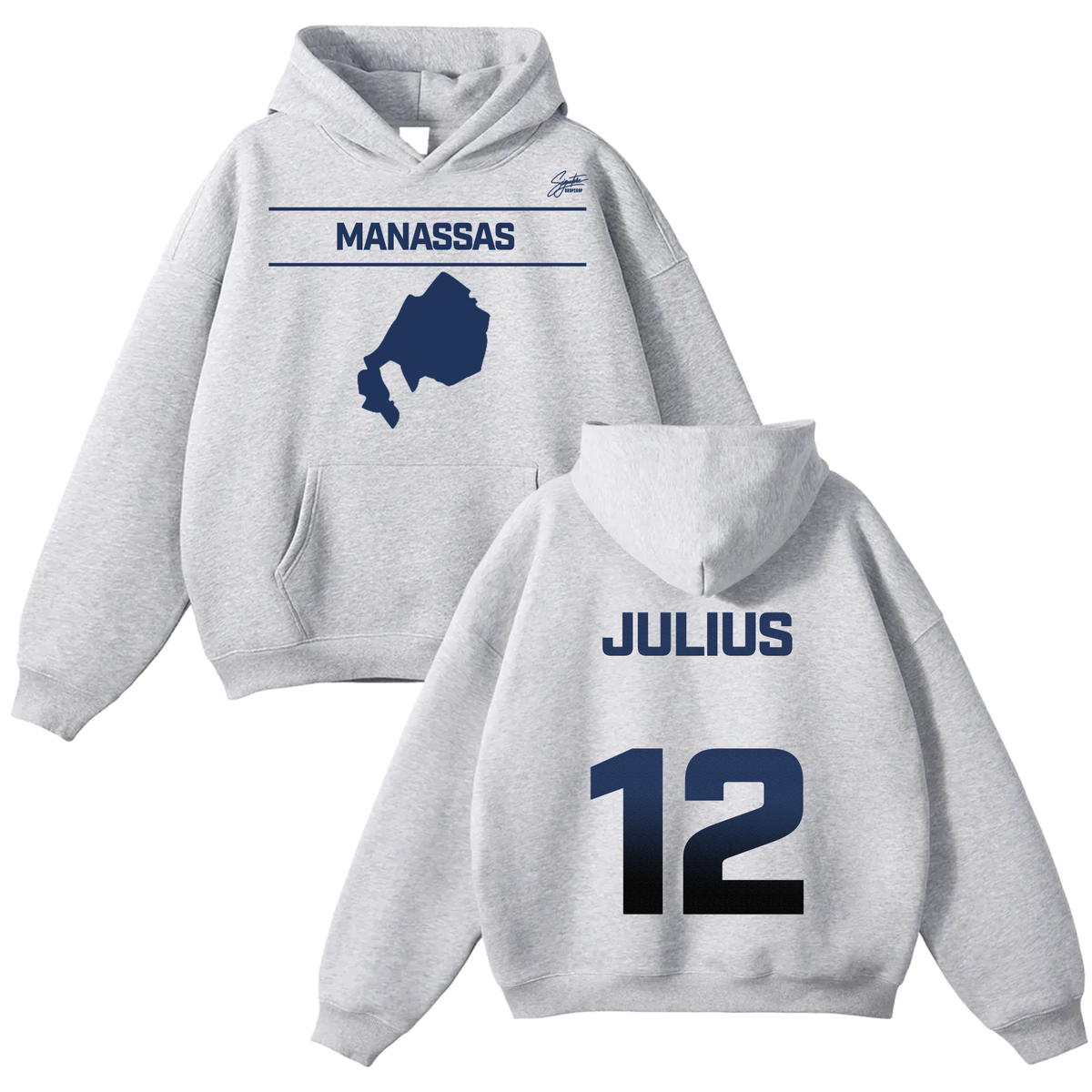 Julius Quinn Oversize Fleeced Hoodie