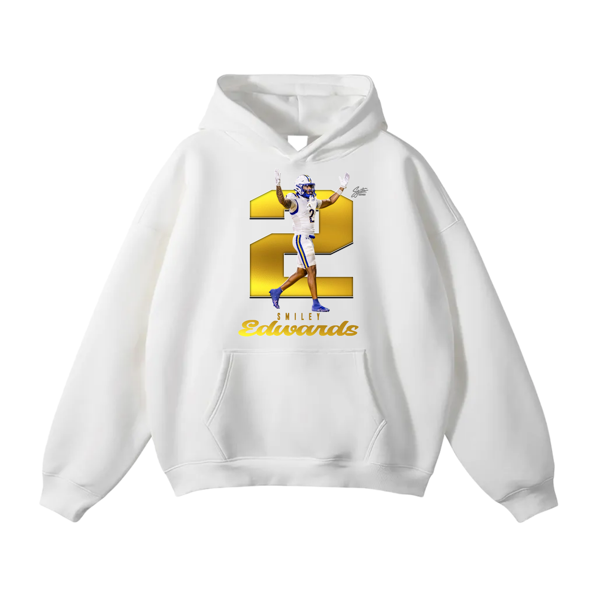 Smiley Edwards Oversize Fleeced Hoodie